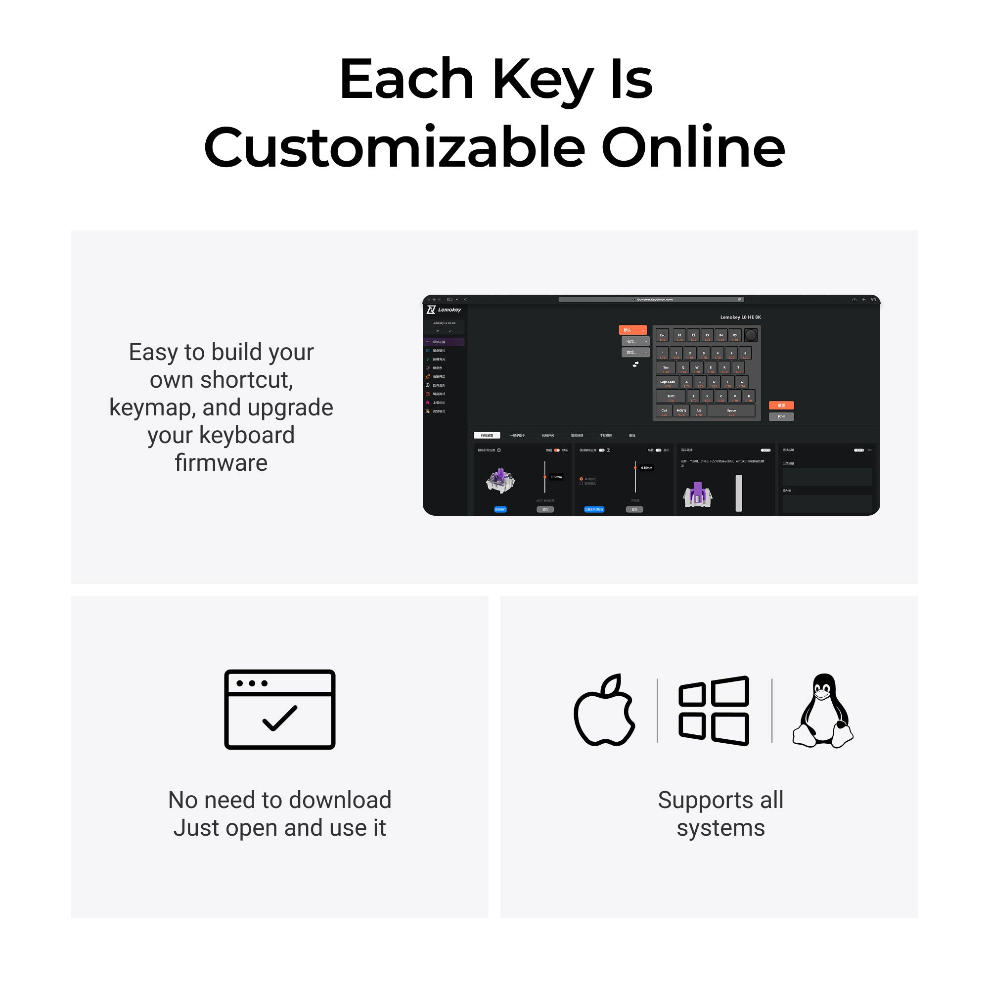 Lemokey L0 HE 8K Launcher Customization