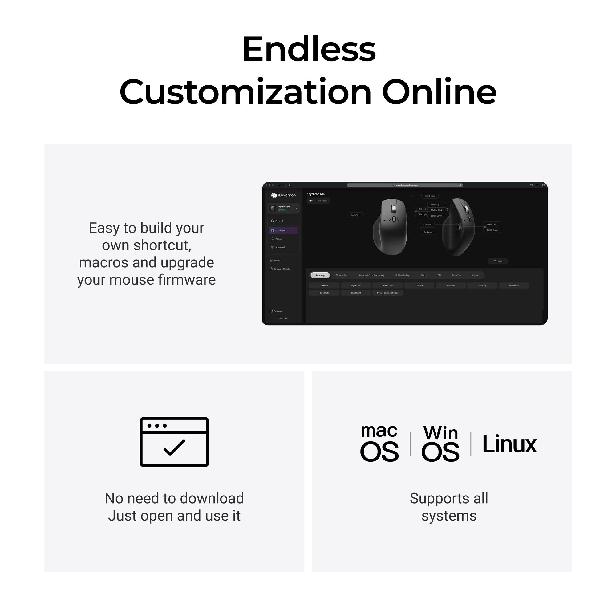 Keychron M6 Wireless Mouse