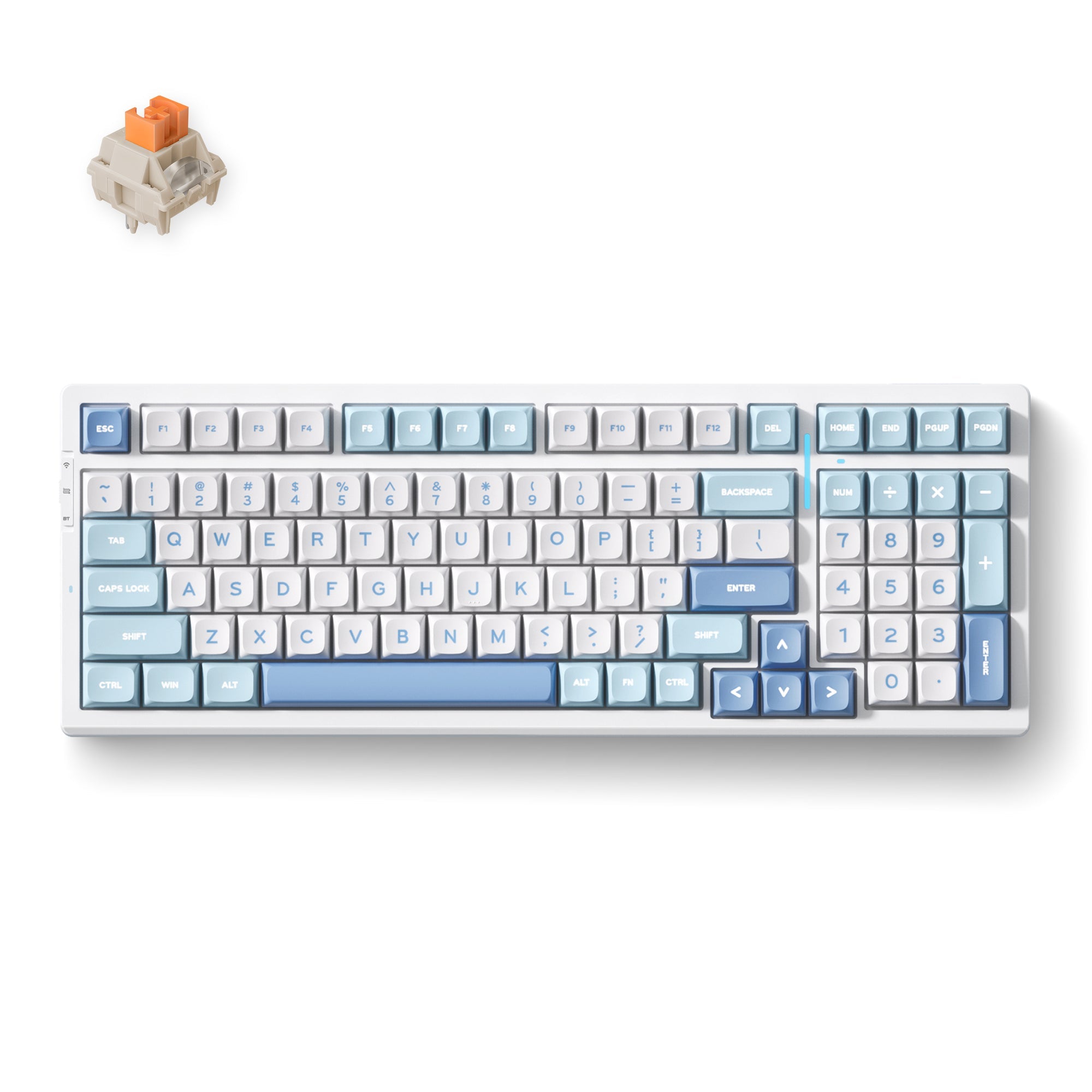 MCHOSE G98 Pro Gasket Mount 98% Layout Hot-Swap Wireless Mechanical Gaming Keyboard