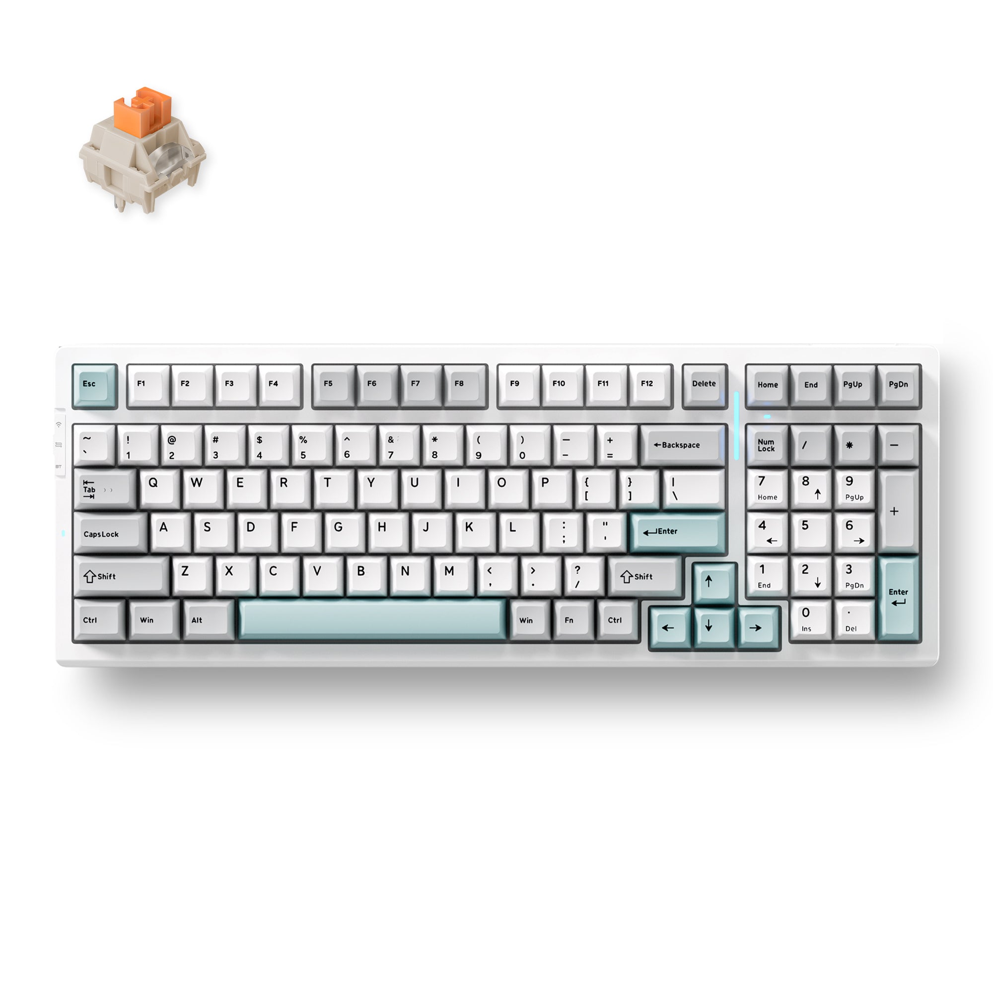 MCHOSE G98 Pro Gasket Mount 98% Layout Hot-Swap Wireless Mechanical Gaming Keyboard