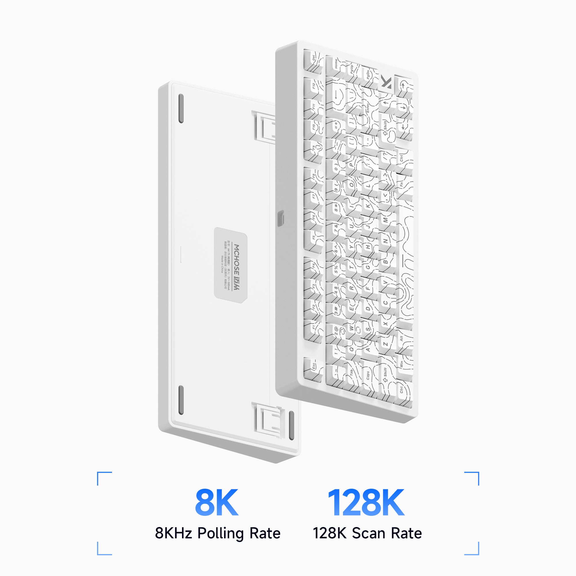 MCHOSE Jet 75 HE Magnetic 8K Wired Gaming Keyboard