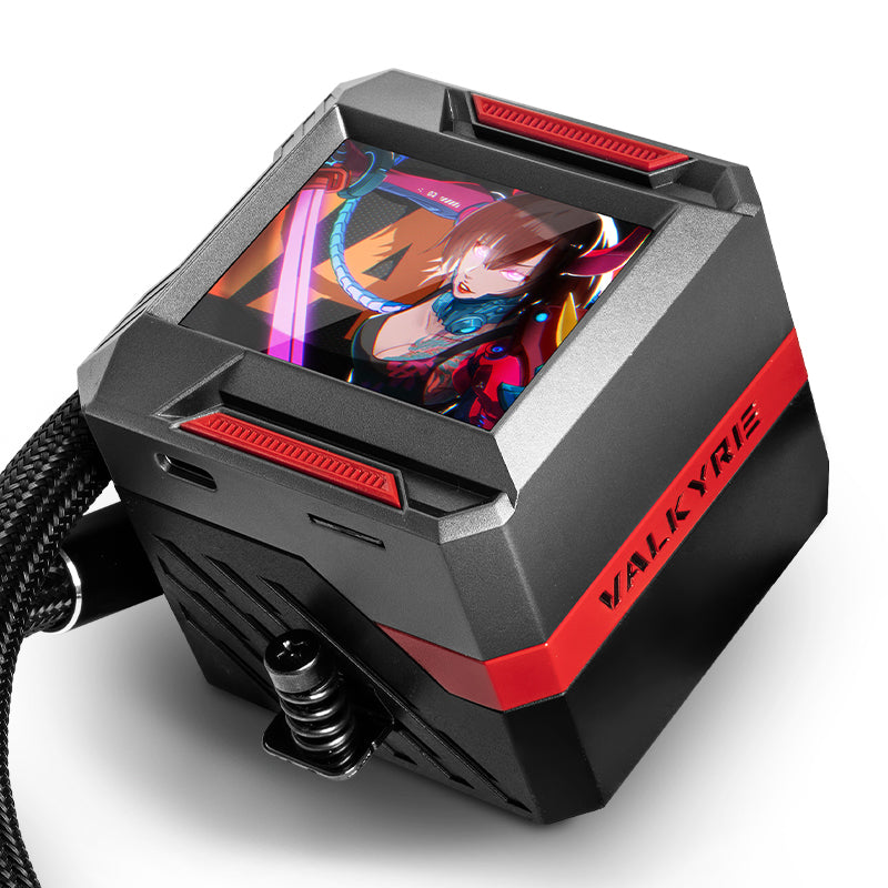 Valkyrie E360 AIO Liquid CPU Cooling 360mm CPU Cooler with 2.4" LCD Display