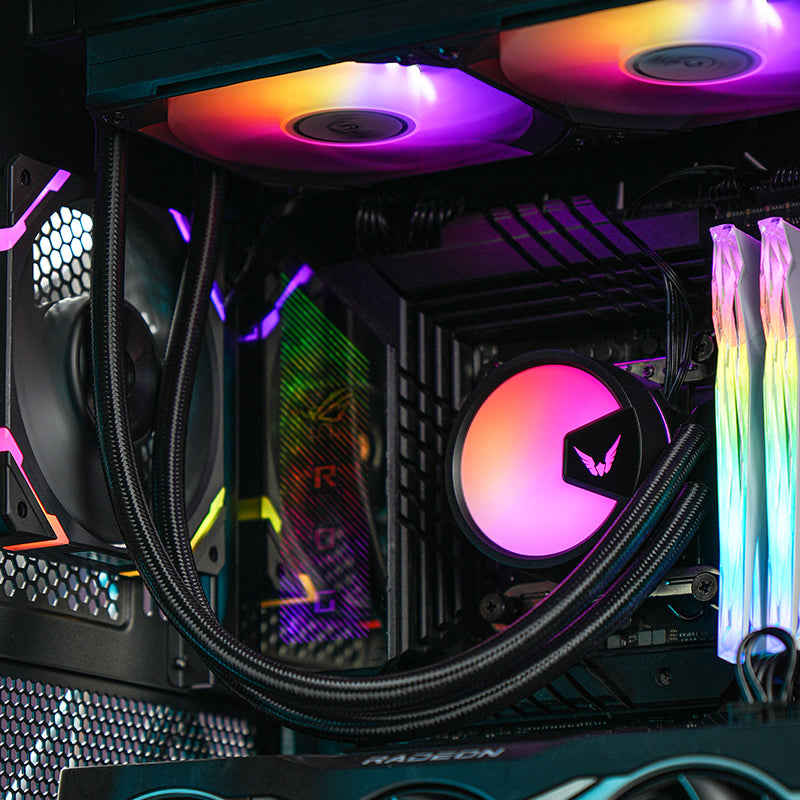 Valkyrie A240 CPU Water Cooler 240mm AIO Liquid Cooling 2x ARGB Fans