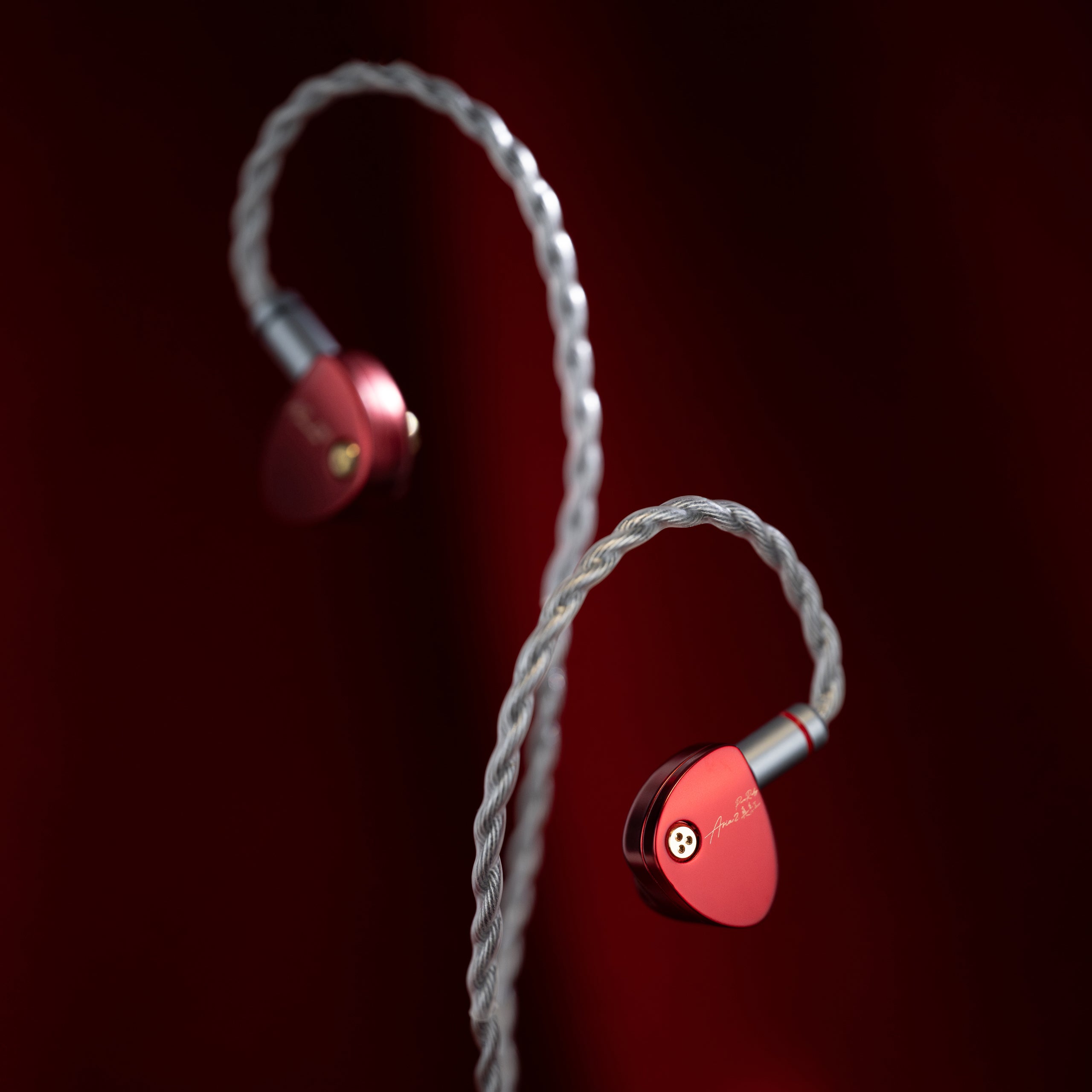 MOONDROP ARIA2 RUBY Dynamic Driver Wired IEM In-Ear Monitor Ceramic-coated Headphones