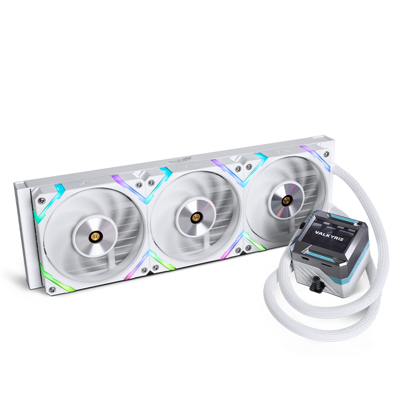 Valkyrie E360 AIO Liquid CPU Cooling 360mm CPU Cooler with 2.4" LCD Display