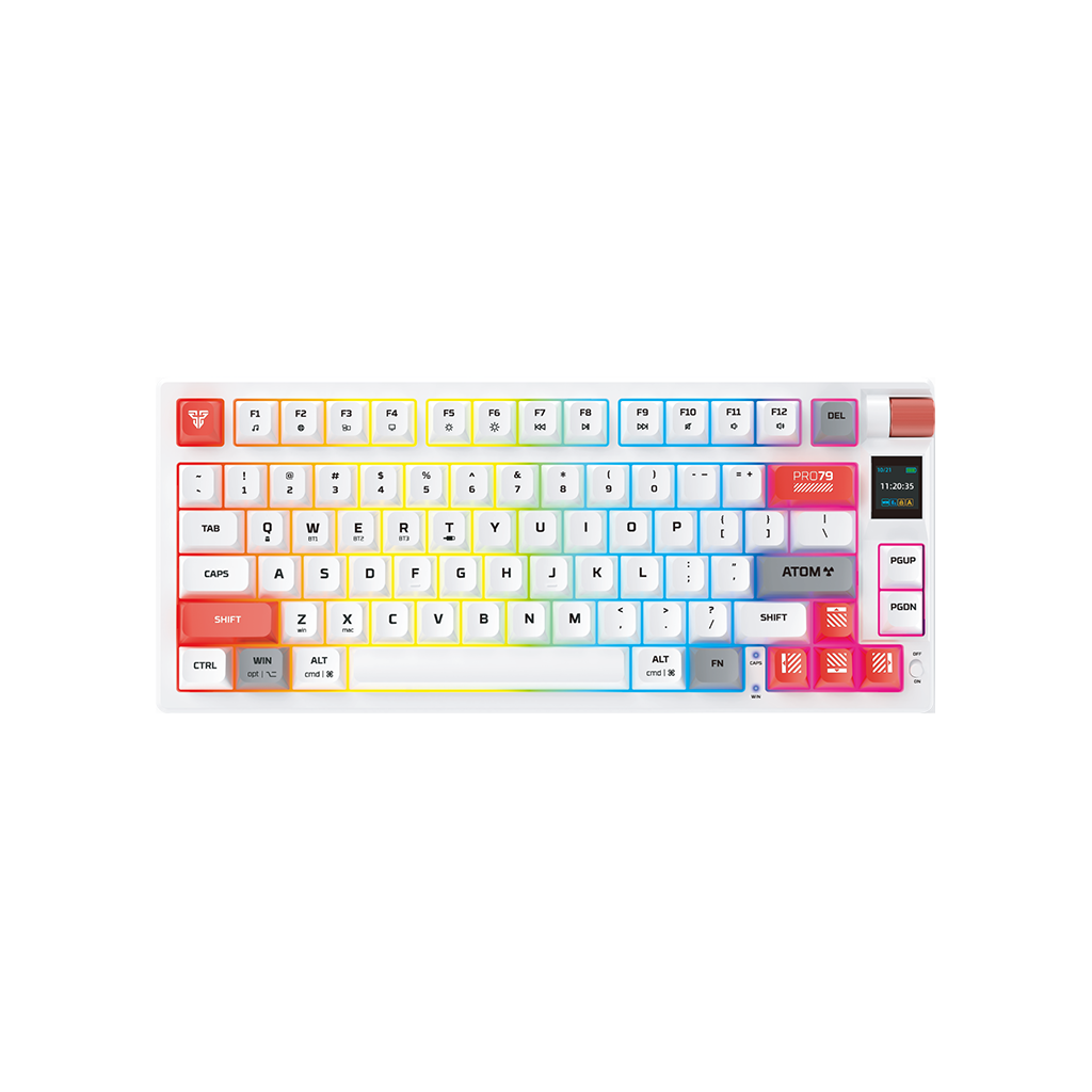 Fantech ATOM PRO Hot-Swap Wireless Mechanical Keyboard with Display Screen