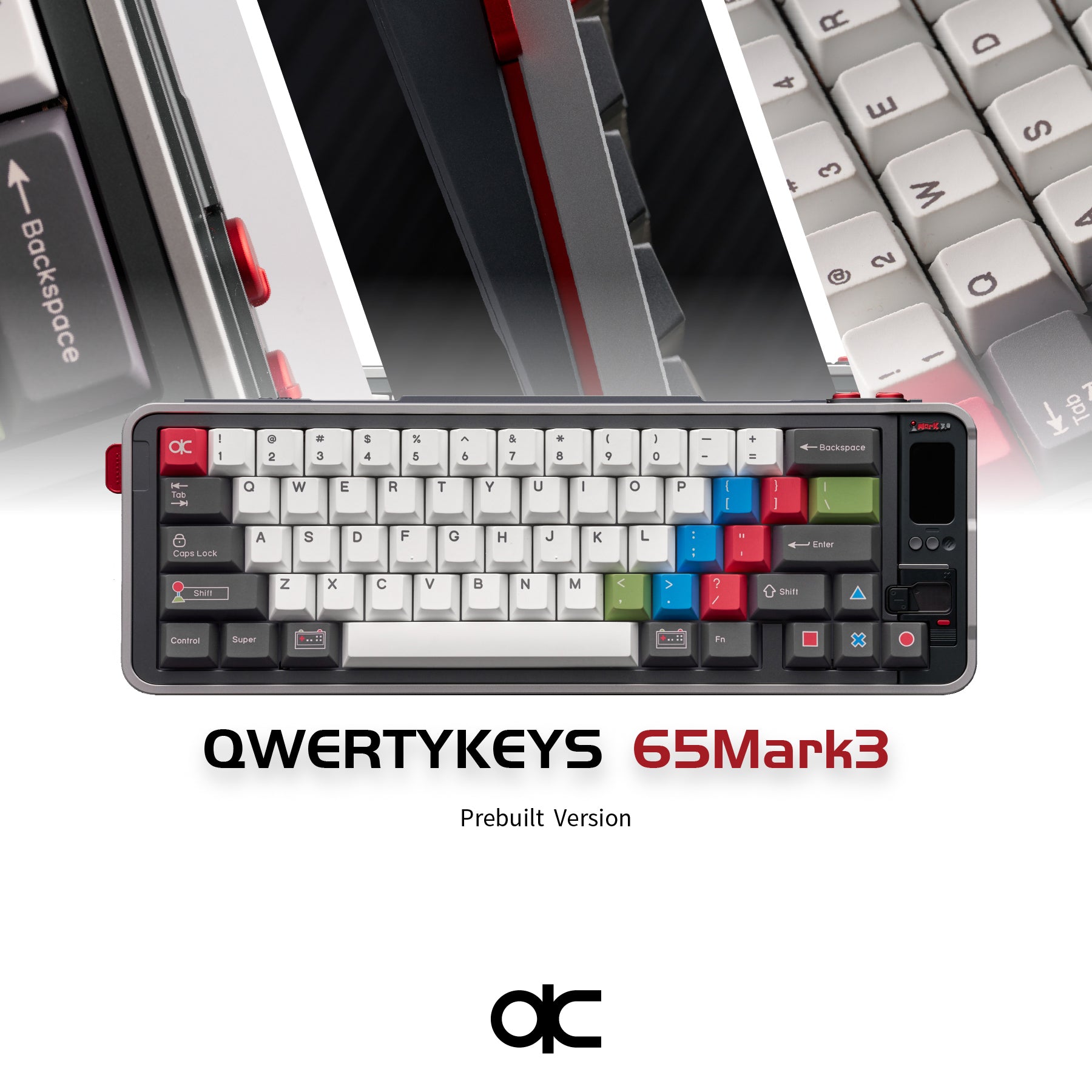 Qwertykeys QK65 Mk3 Prebuilt Wireless Mechanical Keyboard