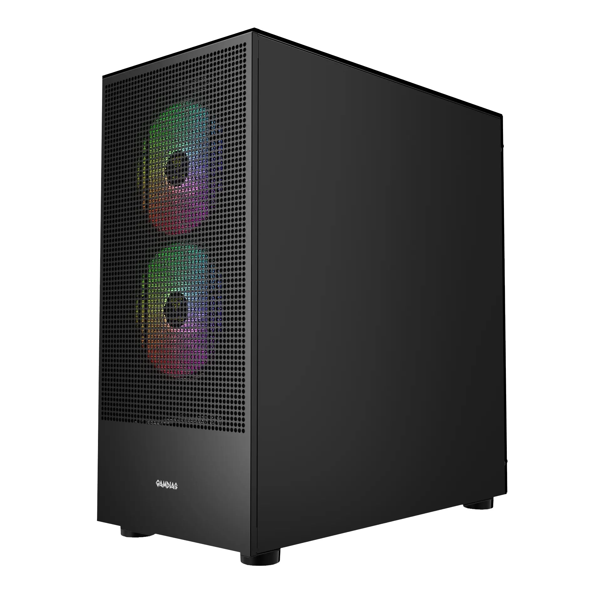 Gamdias Talos E3 Mesh Computer Case ATX Mid Tower Gaming PC Case with 3x ARGB Fans