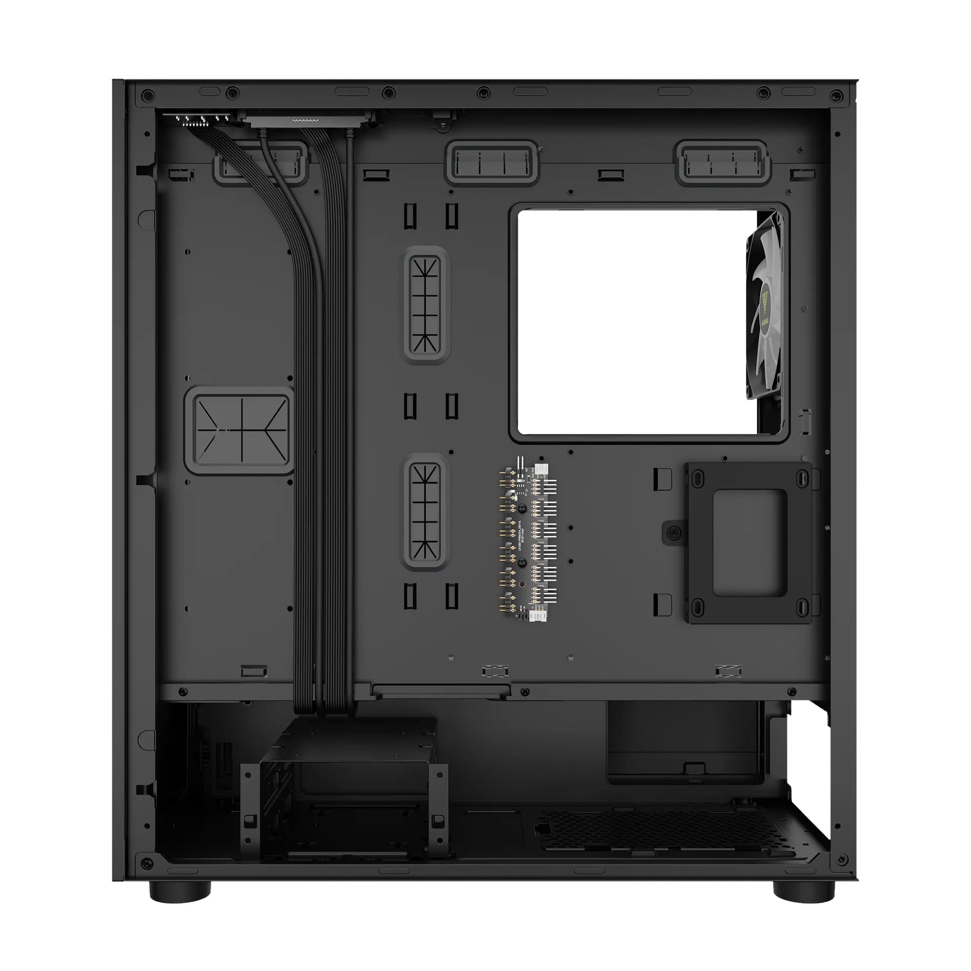 Gamdias Talos E3 Mesh Computer Case ATX Mid Tower Gaming PC Case with 3x ARGB Fans