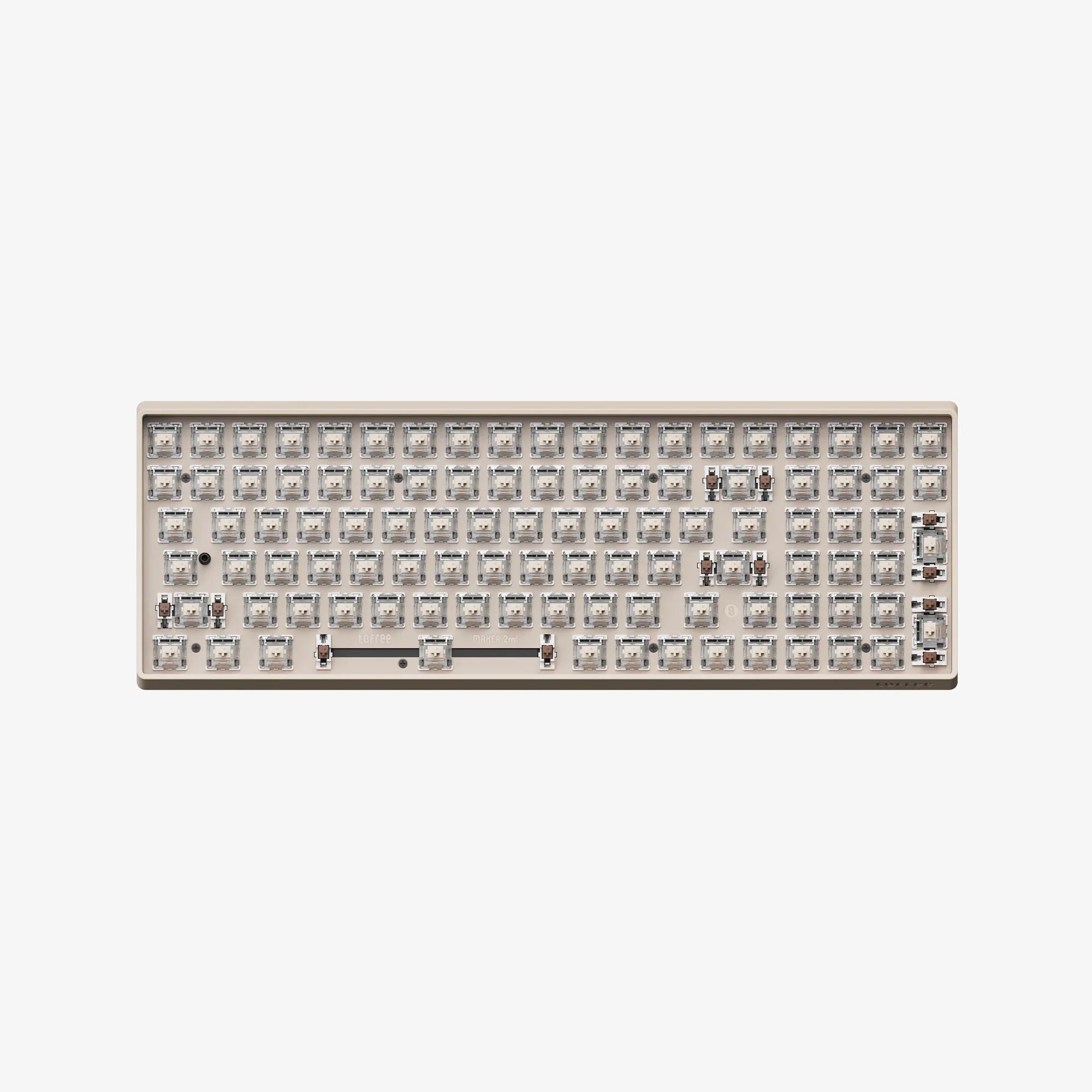 Lofree TOUCH 100 Triple Mode Hot-Swap Wireless Mechanical Keyboard Linear Switch - Tofu (OE913)