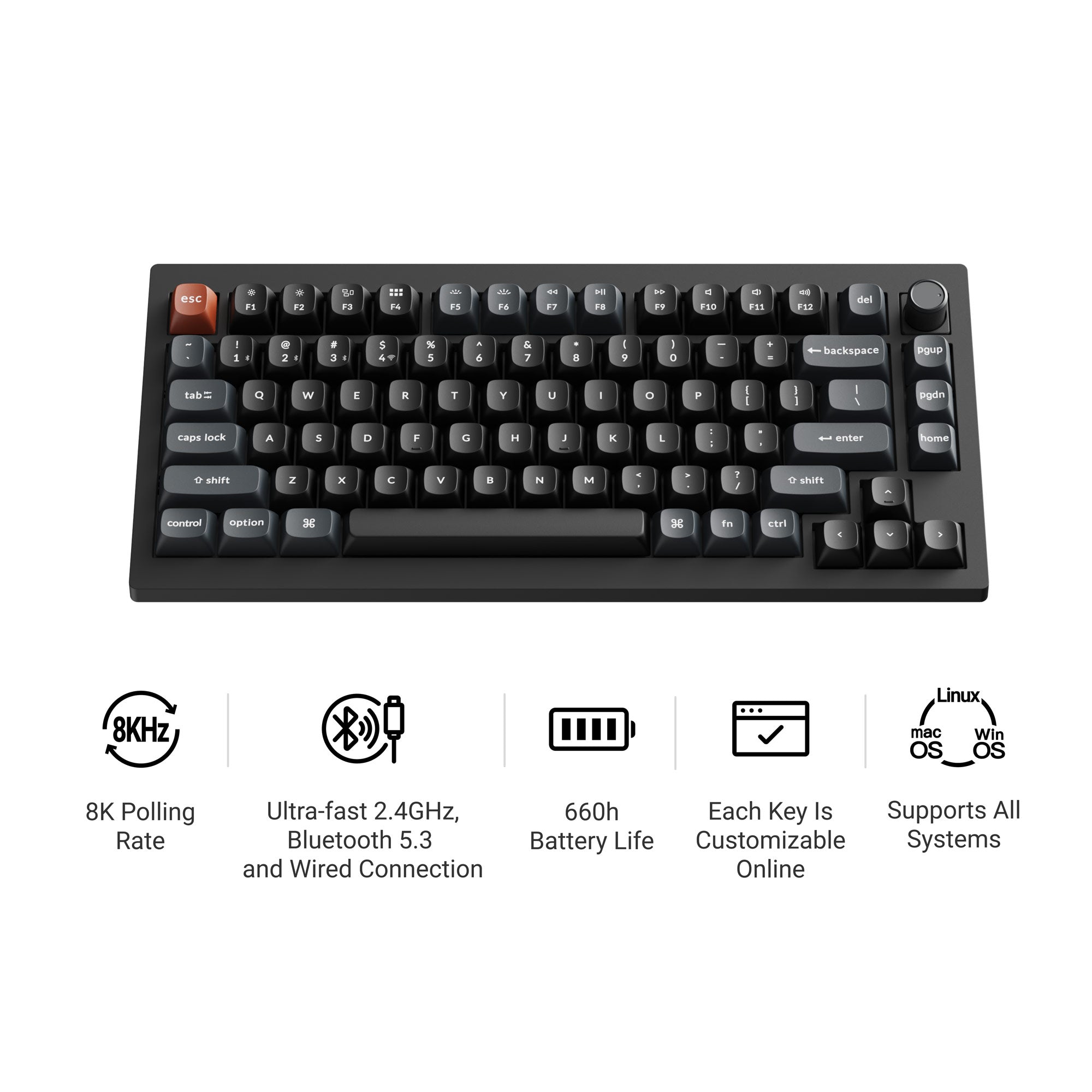 Keychron V1 Ultra 8K Features