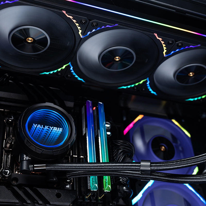 Valkyrie V360 AIO CPU Cooler 360mm Liquid Cooling 360mm with 2.1" LCD Display