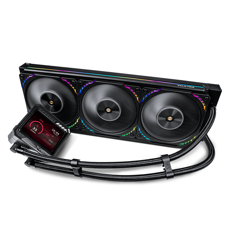 Valkyrie V360 AIO CPU Cooler 360mm Liquid Cooling 360mm with 3.5" LCD Display