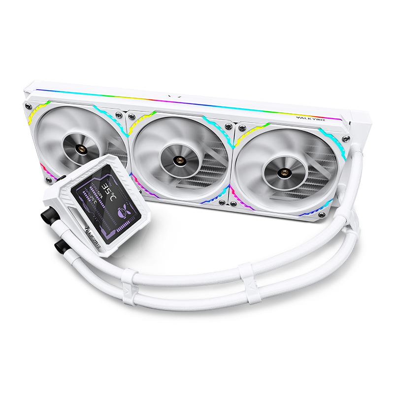 Valkyrie V360 AIO CPU Cooler 360mm Liquid Cooling 360mm with 3.5" LCD Display