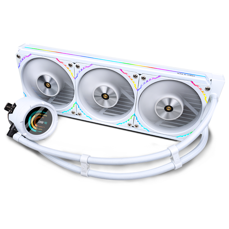 Valkyrie V360 AIO CPU Cooler 360mm Liquid Cooling 360mm with 2.1" LCD Display
