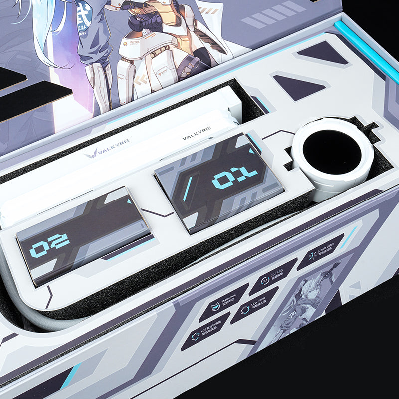 Valkyrie V360 AIO CPU Cooler 360mm Liquid Cooling 360mm with 2.1" LCD Display