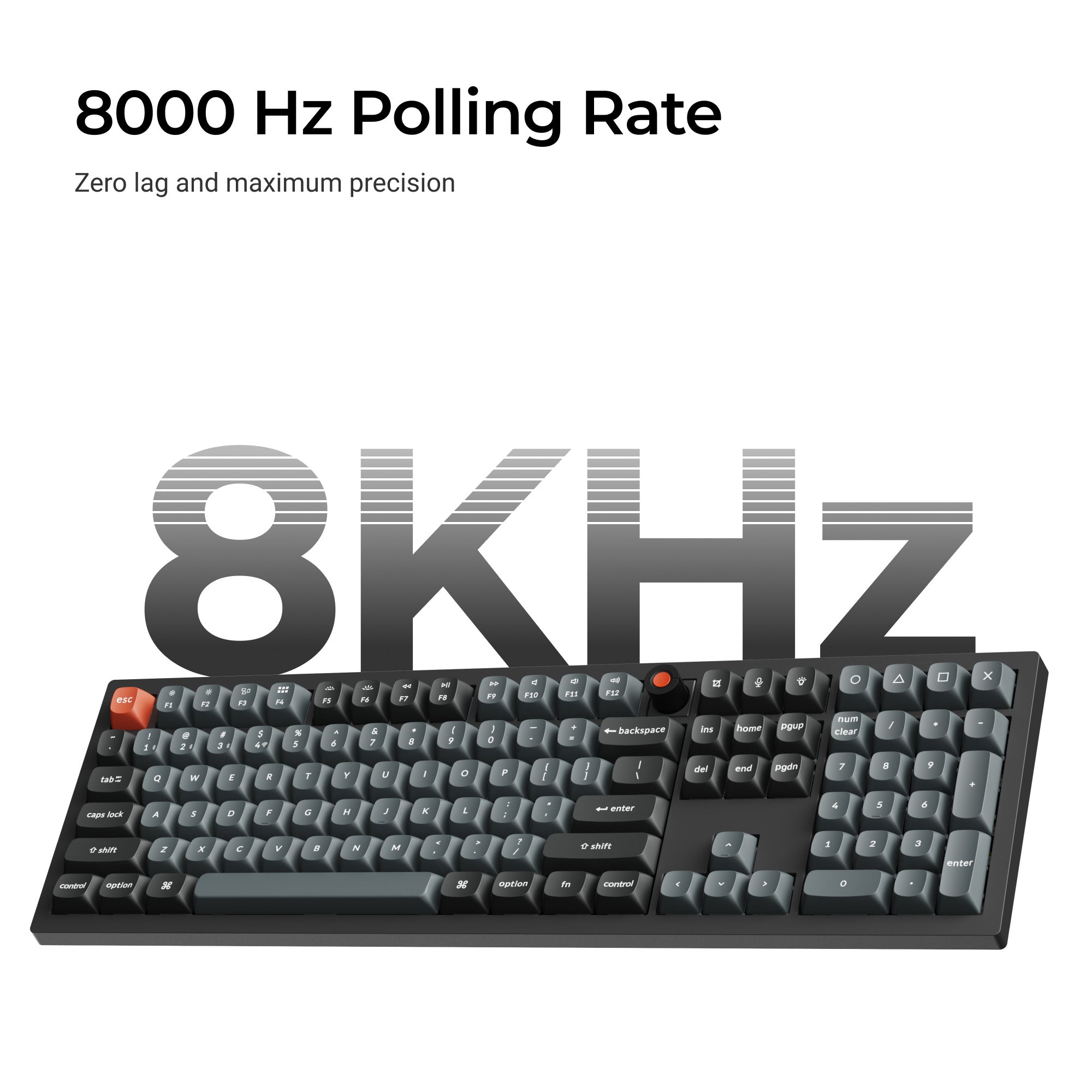 Keychron V6 8K QMK Wired Custom Mechanical Keyboard