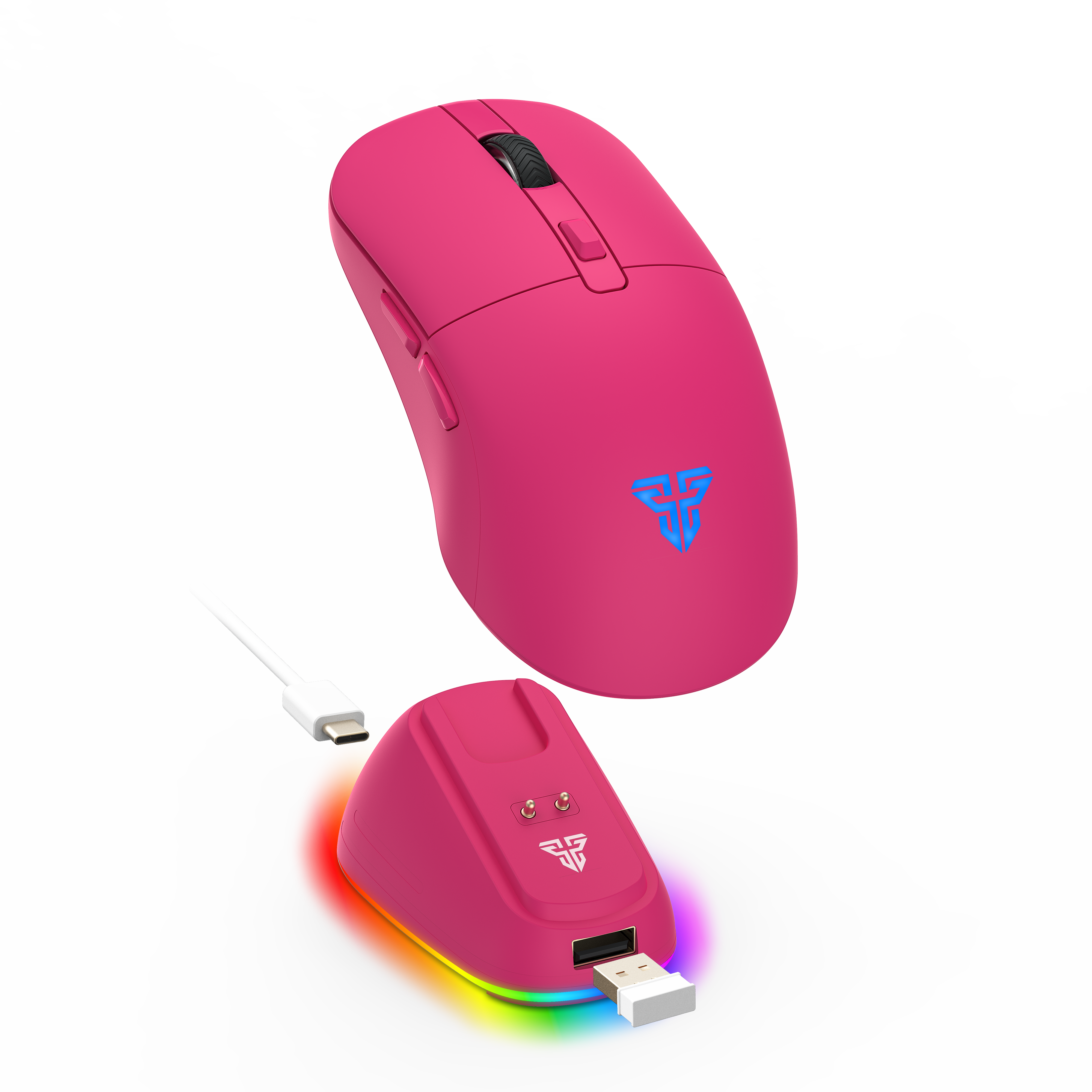 Fantech KANATA Tri-Mode Wireless Gaming Mouse with ARGB Charging Dock