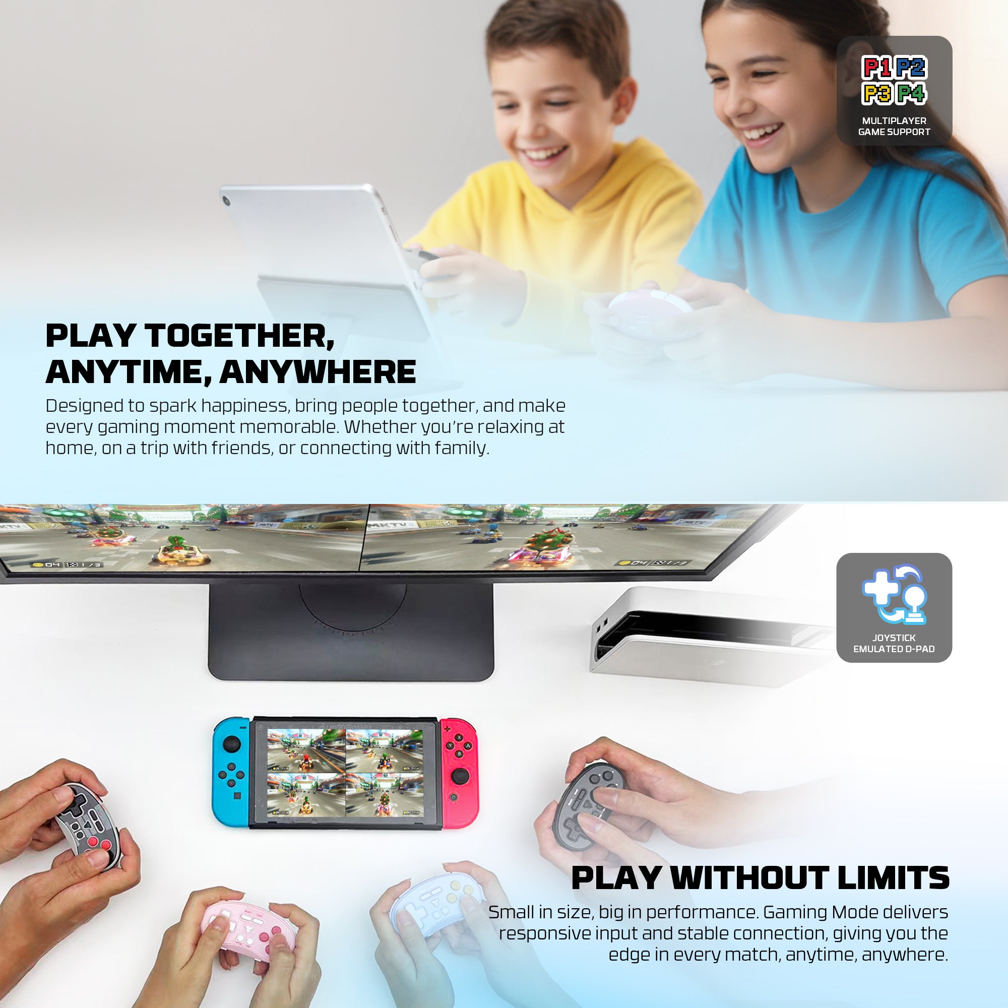 Fantech EOS MINI Bluetooth Pocket-Size Mini Gamepad Controller