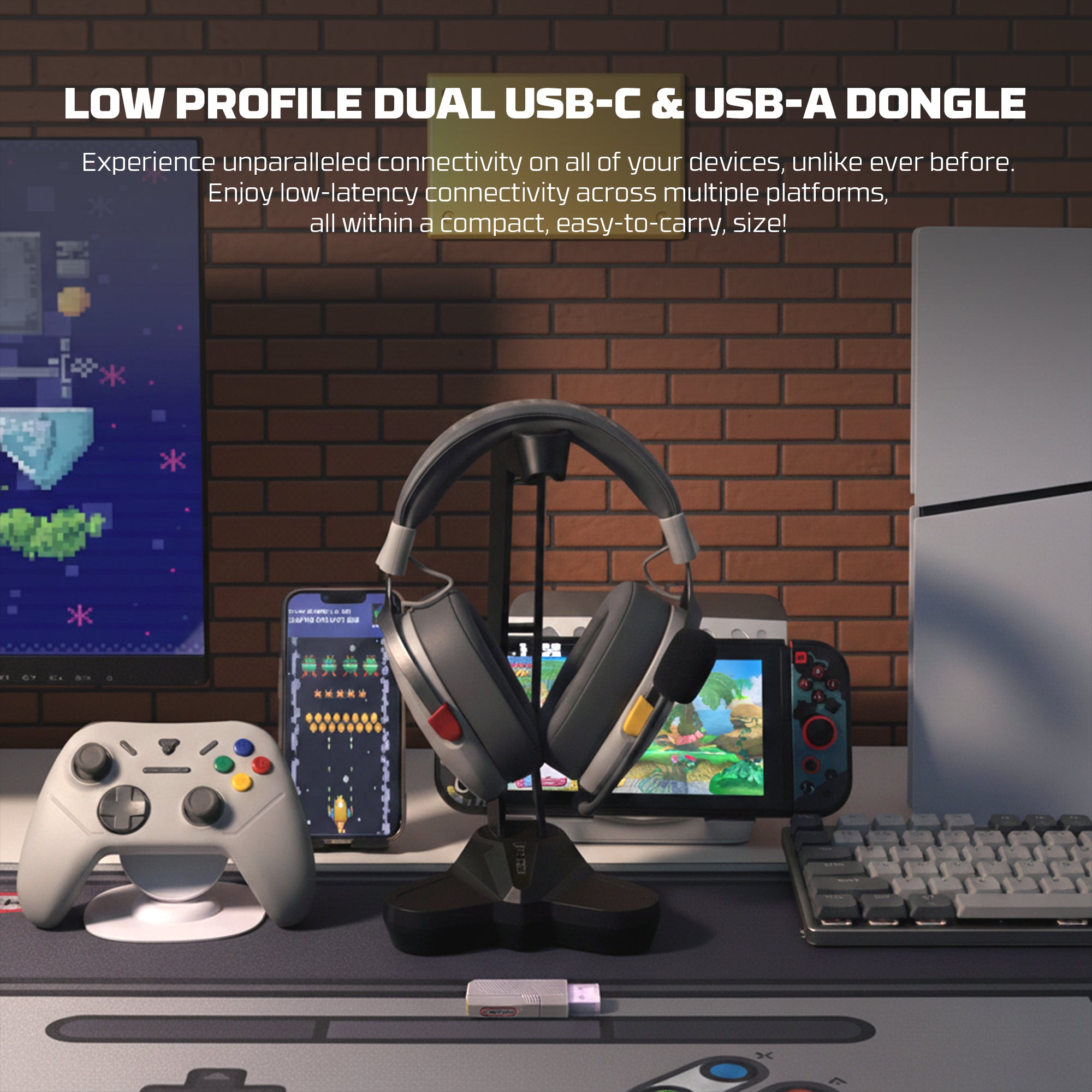 Fantech SUPER MAXFIT Wireless Bluetooth Wired Headset with Detachable Mic