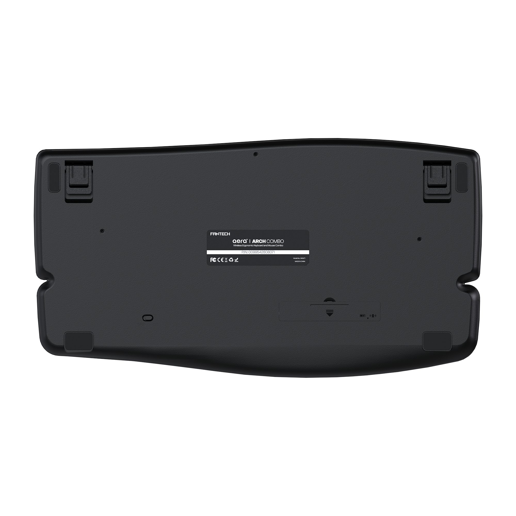 Fantech AERA ARCH Wireless Ergonomic Silent Keyboard and Mouse Combo with Wrist Rest