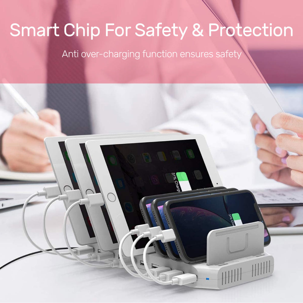 Unitek 96W Charge Stastion 10-in-1 with Spacing Adjustable Device Stand