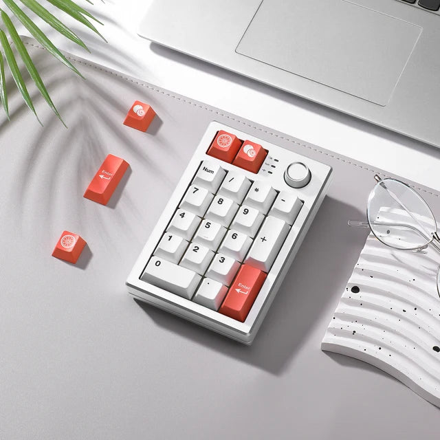 YUNZII AL21 Wireless Aluminum Mechanical Numpad Keyboard with Knob