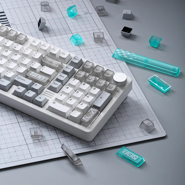 YUNZII AL98 PRO Dual-8K Wireless Aluminum Mechanical Keyboard with Wrist Rest