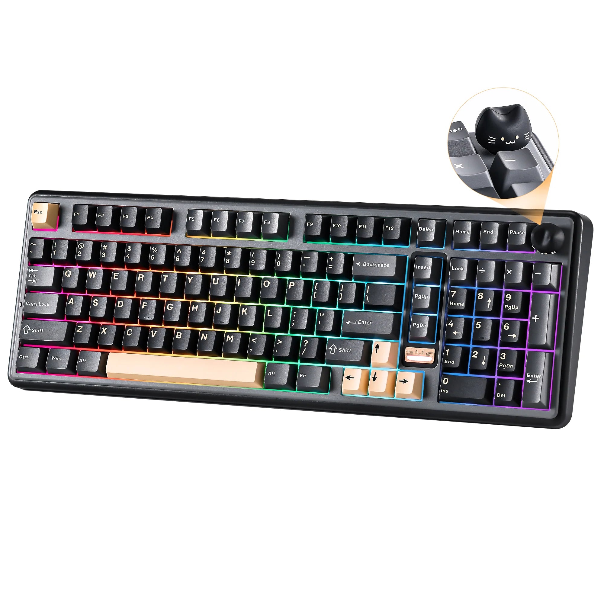 YUNZII B98 PRO QMK/VIA Hot-Swap Wireless Mechanical Keyboard