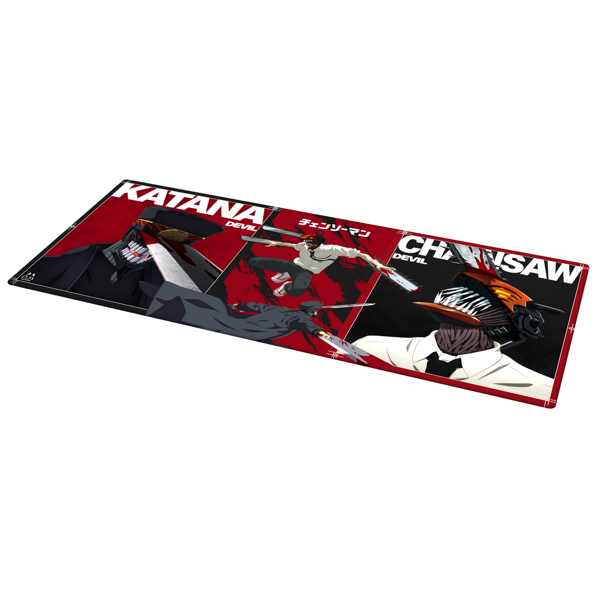 ARBITER STUDIO CHAINSAW MAN XL 900x400mm Cloth Mousepad (CHAINSAW vs KATANA)