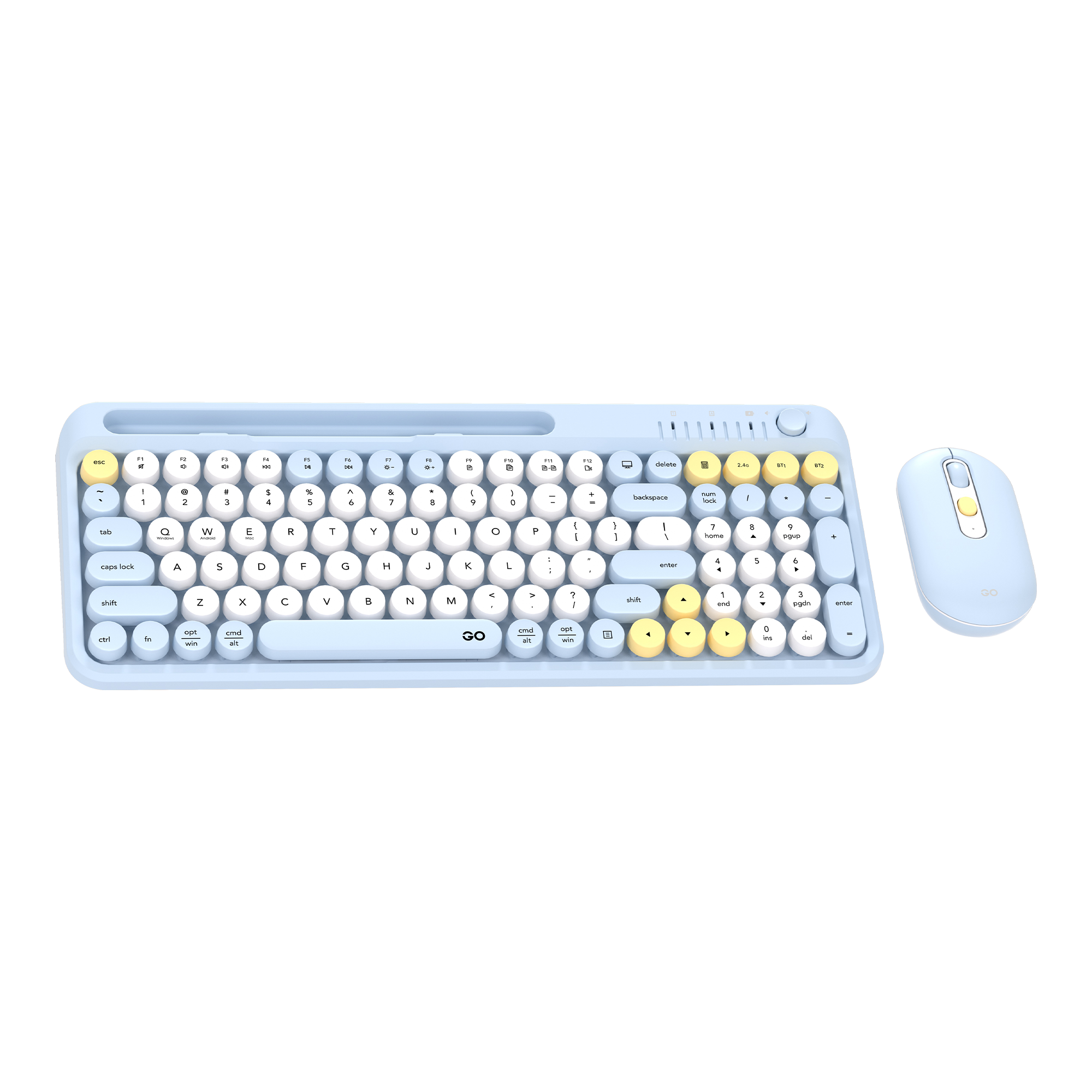 Fantech GO MOCHI101 95% Wireless Keyboard and Mouse Combo Computer Keyboard Set