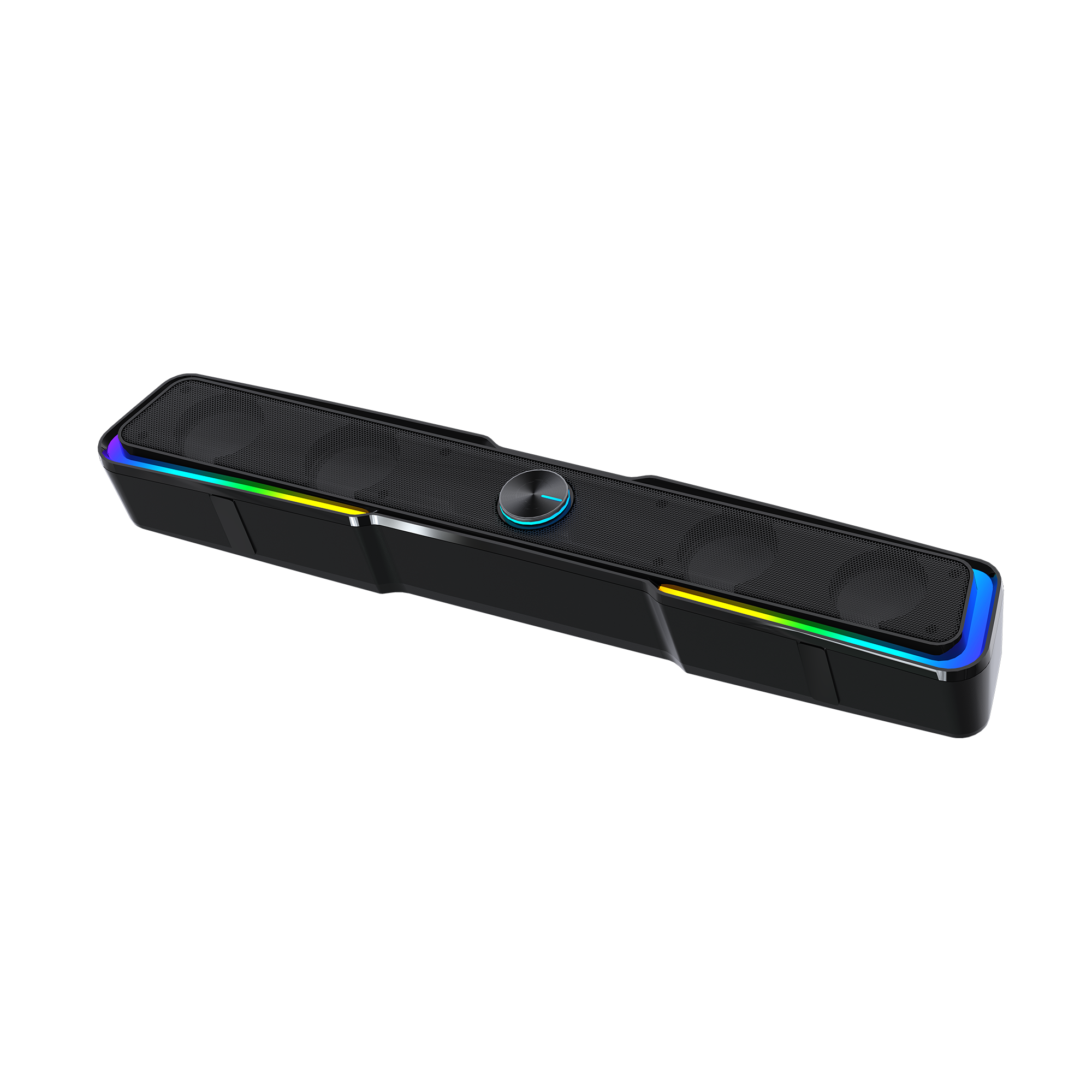 Fantech Bluetooth 5.3 Soundbar Dual mode RGB Lighting Gaming Speaker (GS305) (Black)