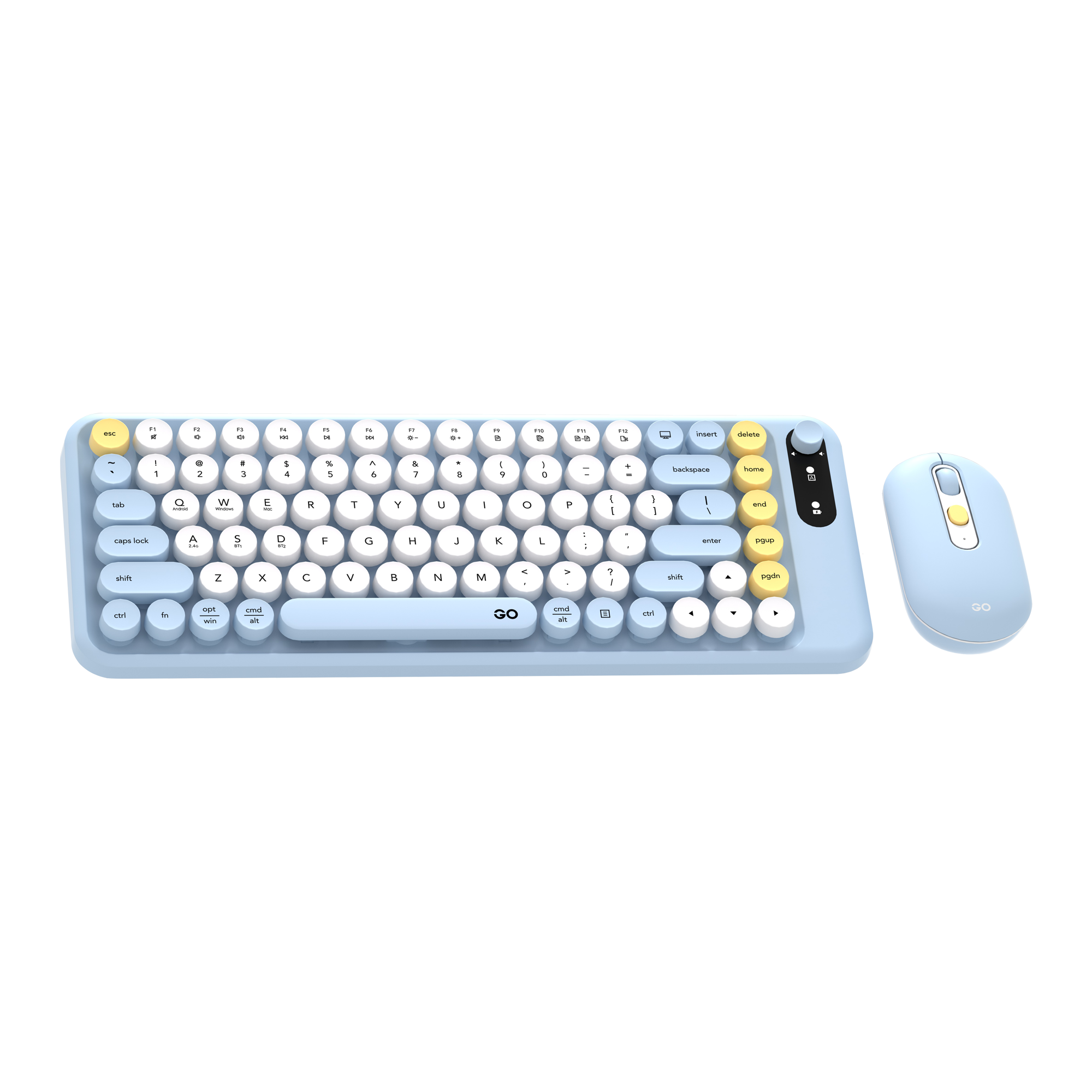 Fantech GO MOCHI85 75% Wireless Keyboard and Mouse Combo Computer Keyboard Set