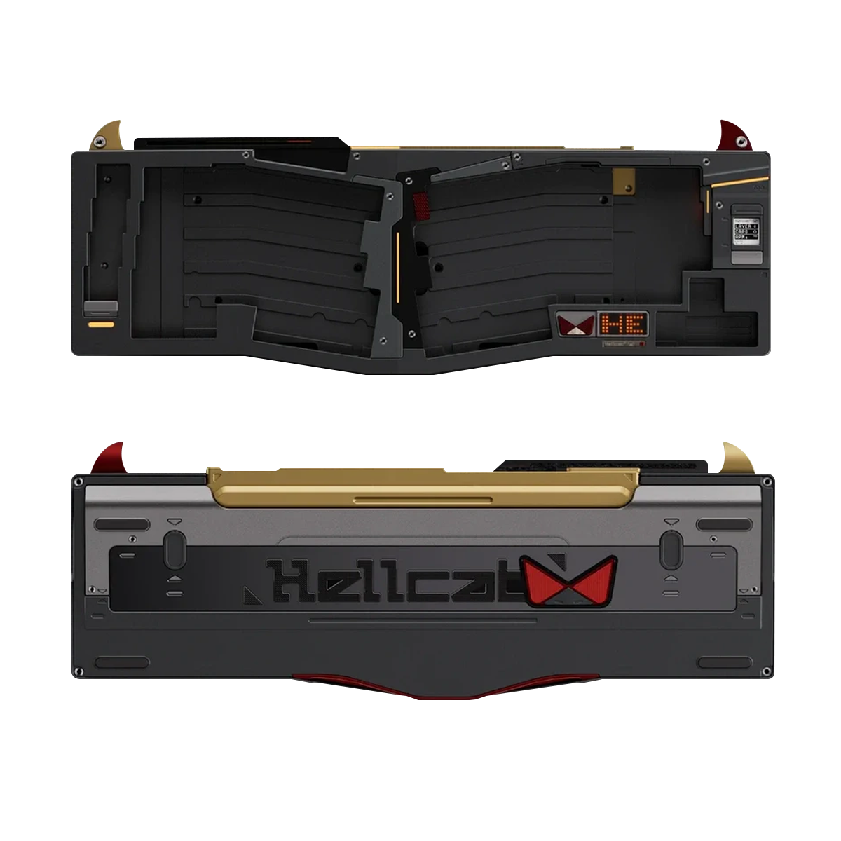 Owlab Hellcat Alice Mech-01 Wired Ergonomic Keyboard with 1.2mm PCB +FR4 Plate