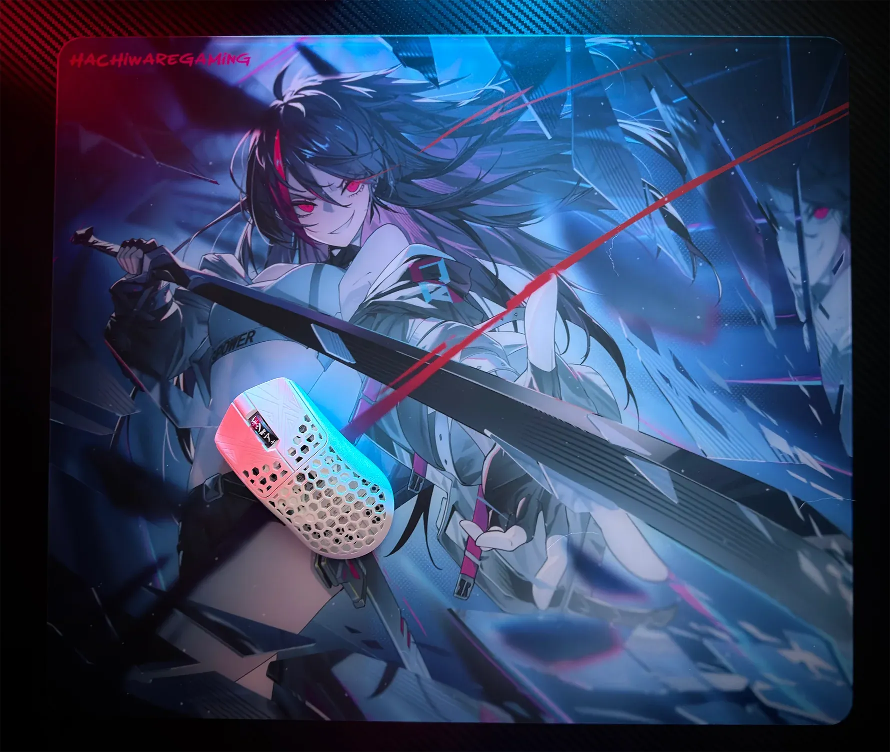 ARBITER STUDIO x HACHIWARE Zero 490x420x2mm Glass Mousepad