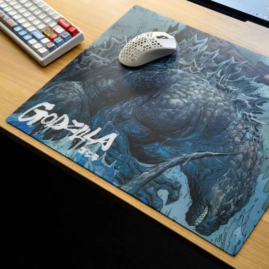 TENKO ARBITER STUDIO GODZILLA 2.0 Lunar Speed 500x400mm Glass Mousepad