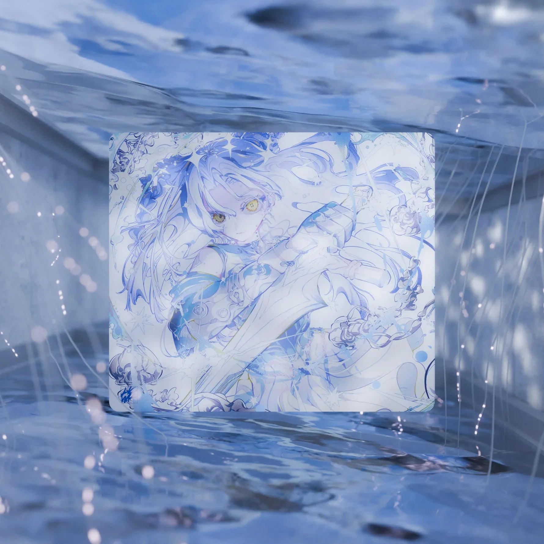 ARBITER STUDIO x HACHIWARE Ice 490x420x2mm Glass Mousepad