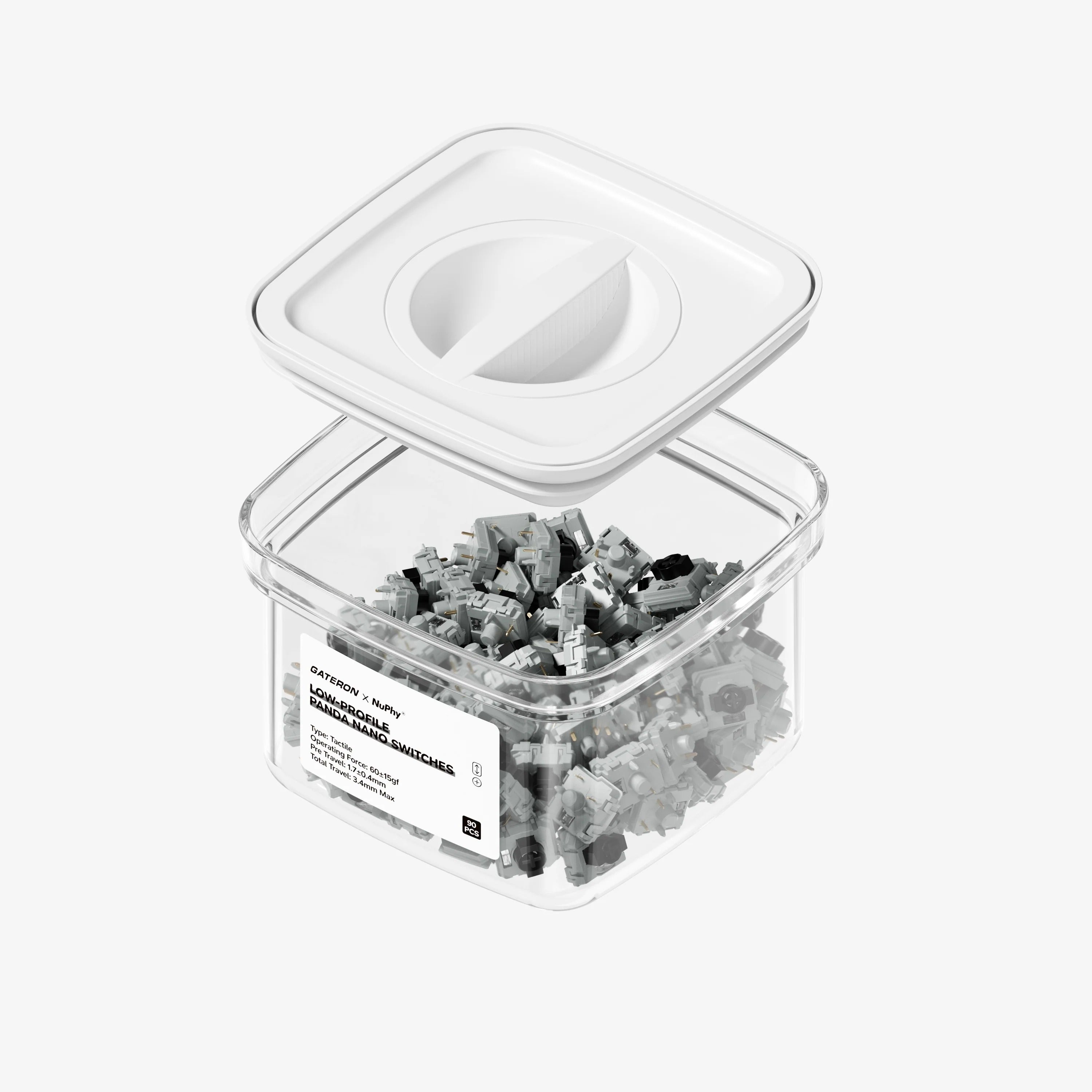 NuPhy Low-Profile Tactile Panda Nano Switches 90pcs/set