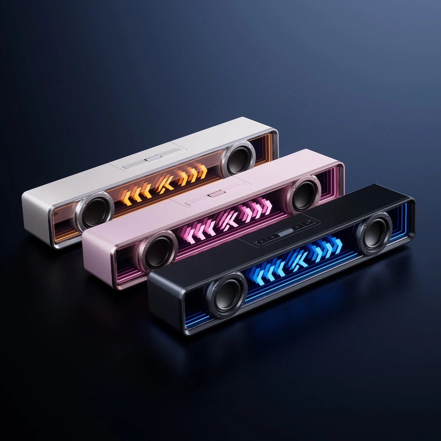 MCHOSE K20 Pro Wireless Gaming RGB Desktop Soundbar with Microphone
