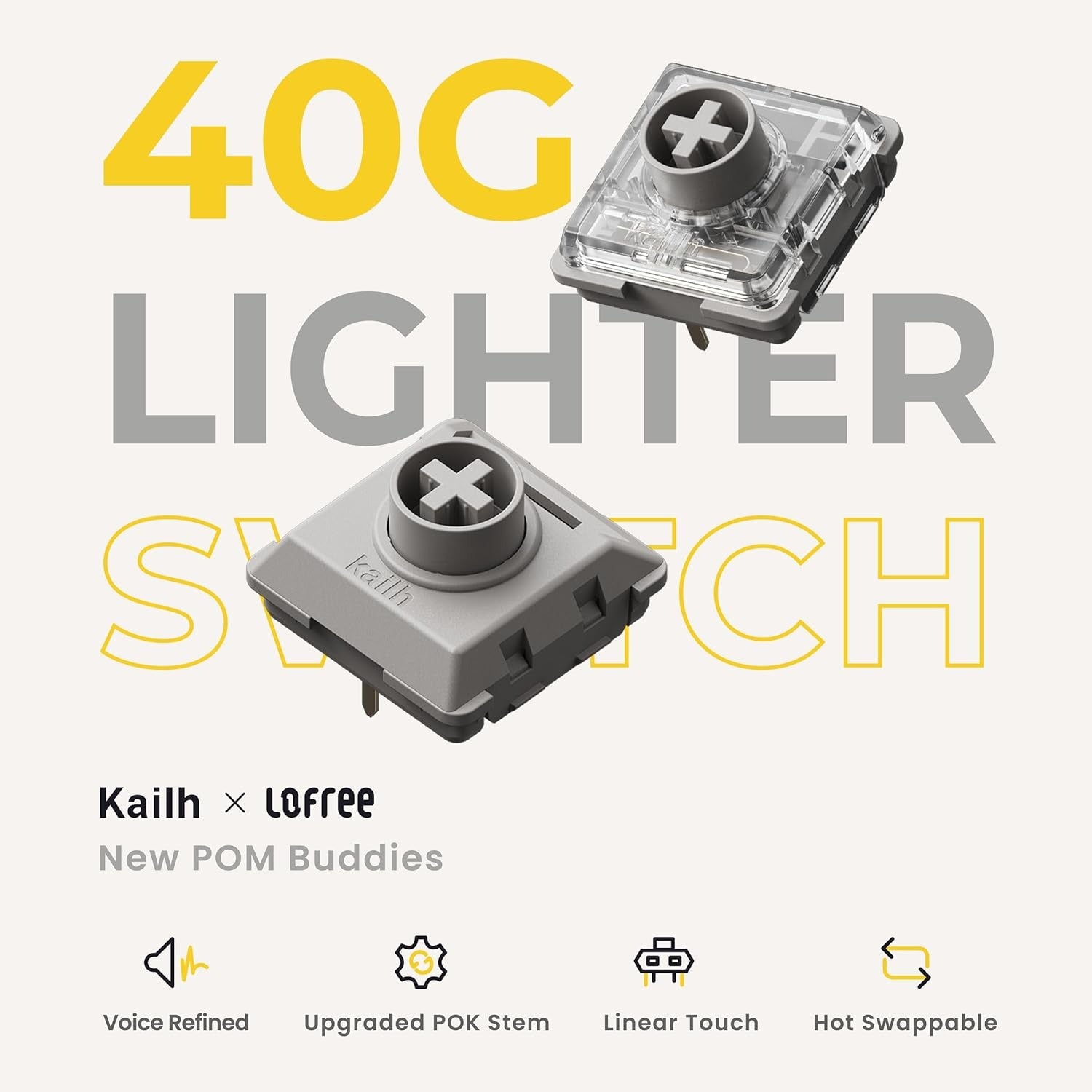 Lofree FLOW Lite84 Low-Profile Hot-Swap Wireless Mechanical Keyboard Specter Switches