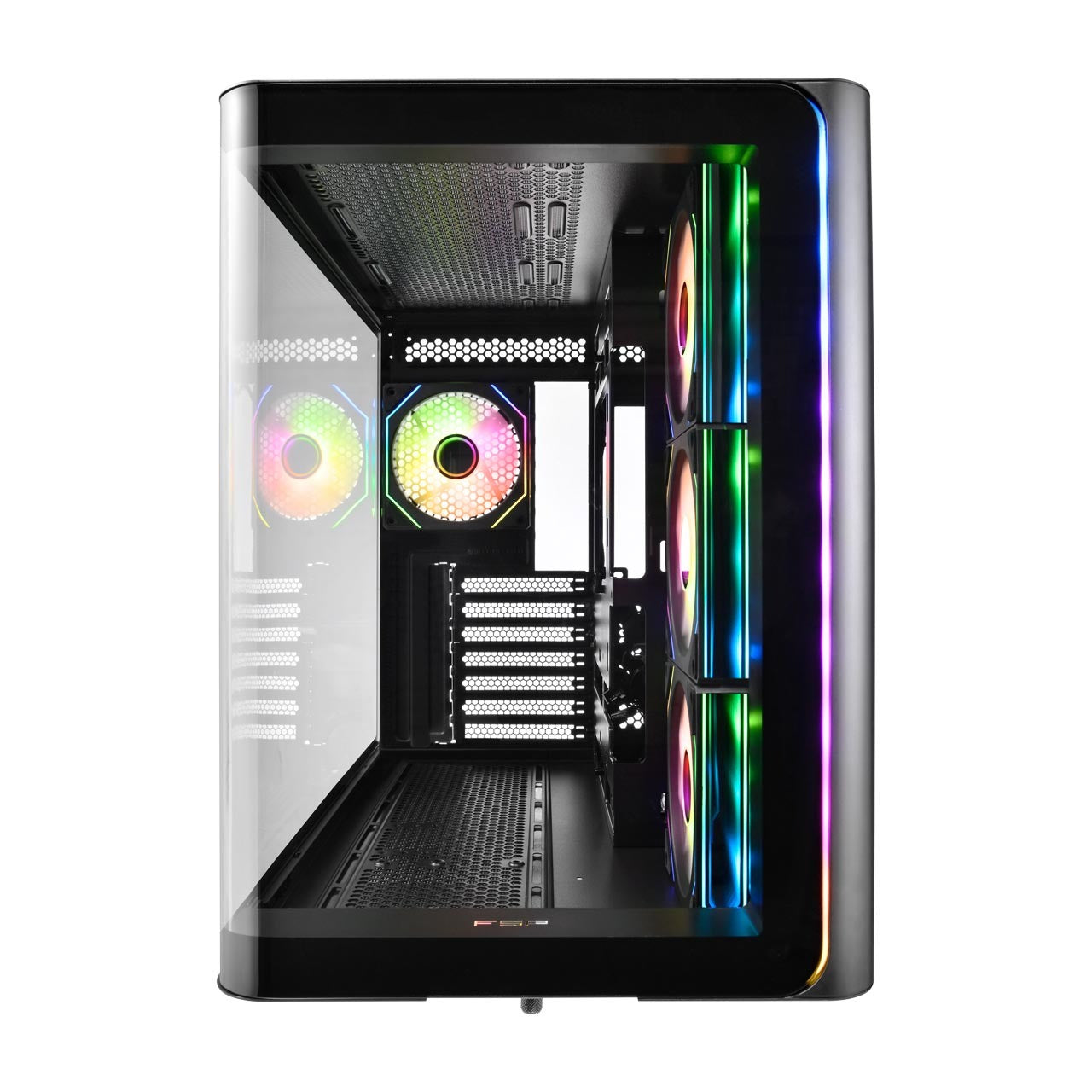 FSP M580 Mid Tower ATX Case, Tempered Glass Side Panel, NO PSU