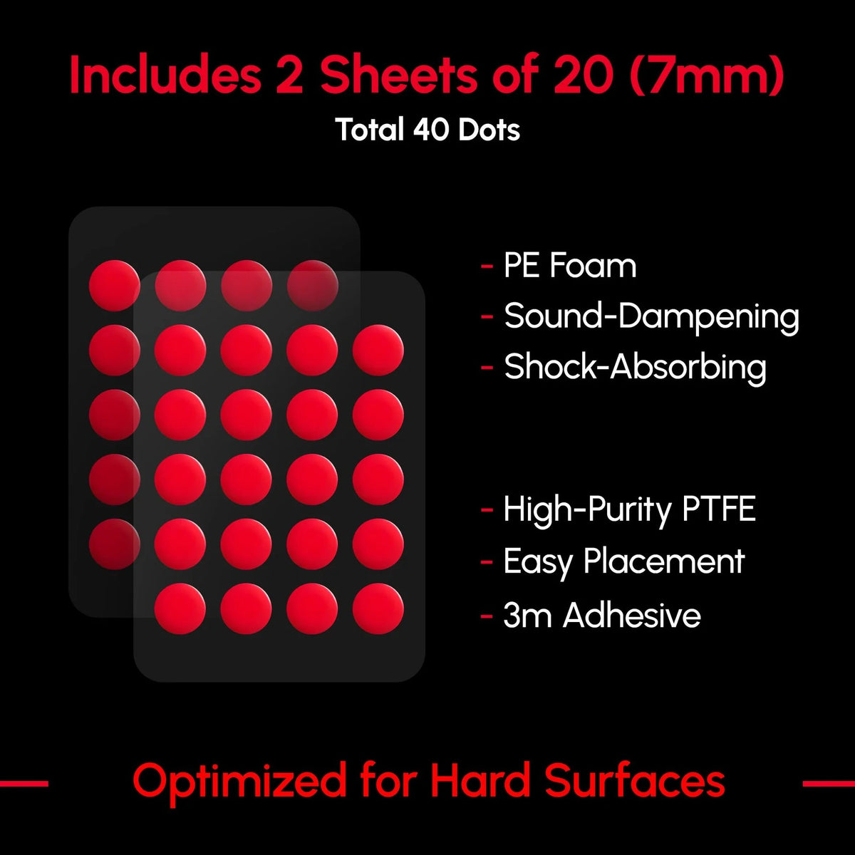 ARBITER STUDIO x ESPTIGER Bloody Red - Universal DIY Dot Mouse Skate