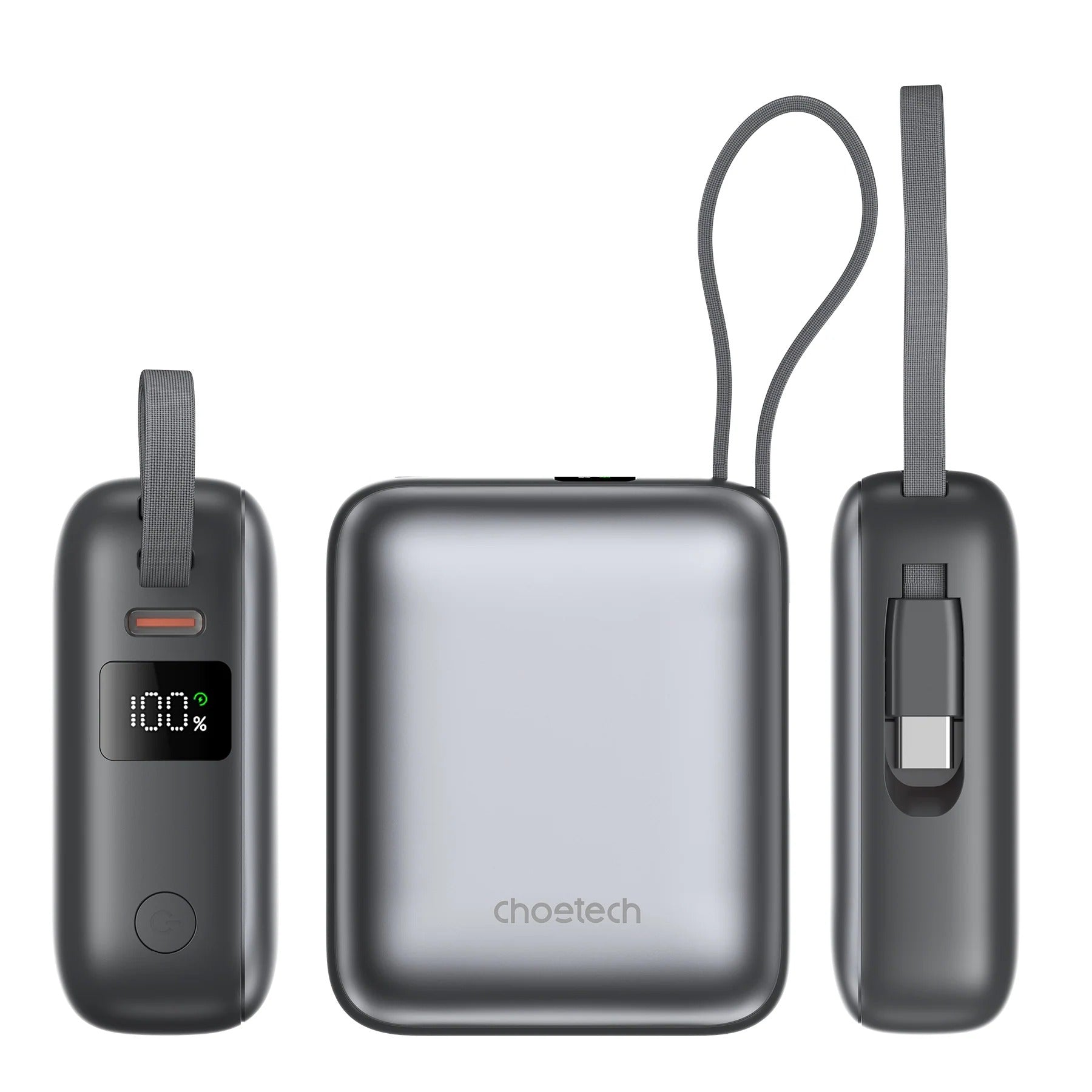 Choetech PowerLeap 10000mAh 35W Built-in USB-C Cable Mini Power Bank