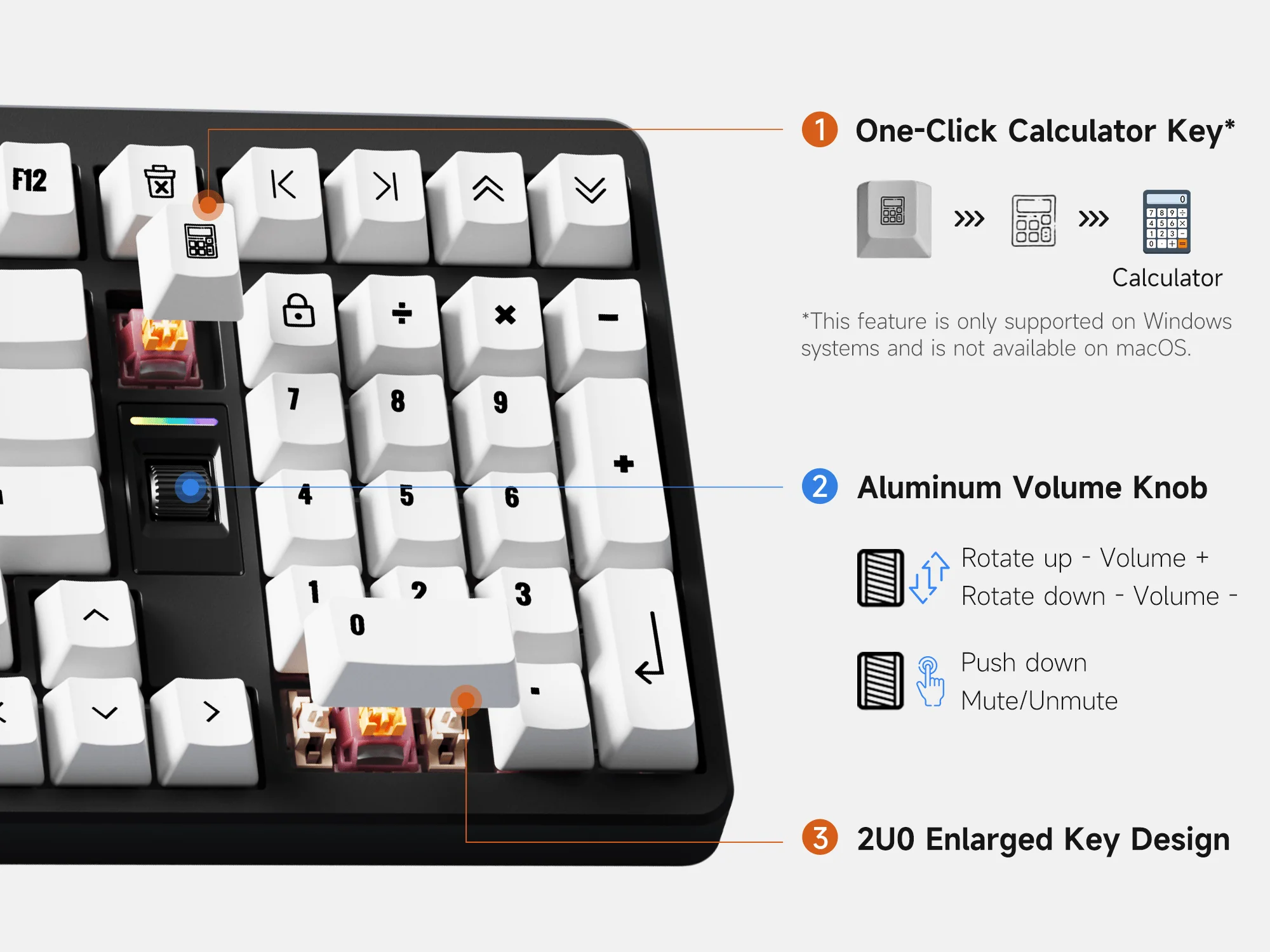 MCHOSE x Unbox Therapy - UT98 Mechanical Keyboard