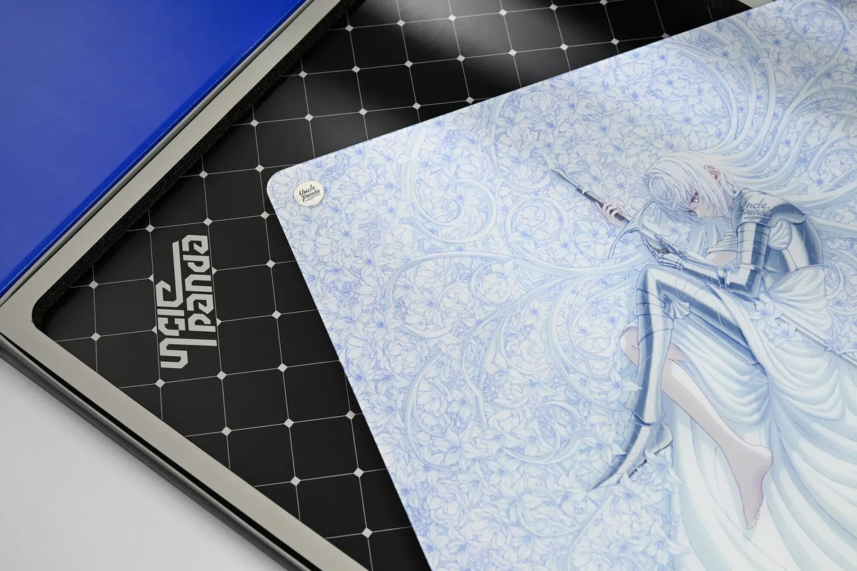 ARBITER STUDIO x Uncle Panda P-LUCK V2 490x420mm Glass Mousepad
