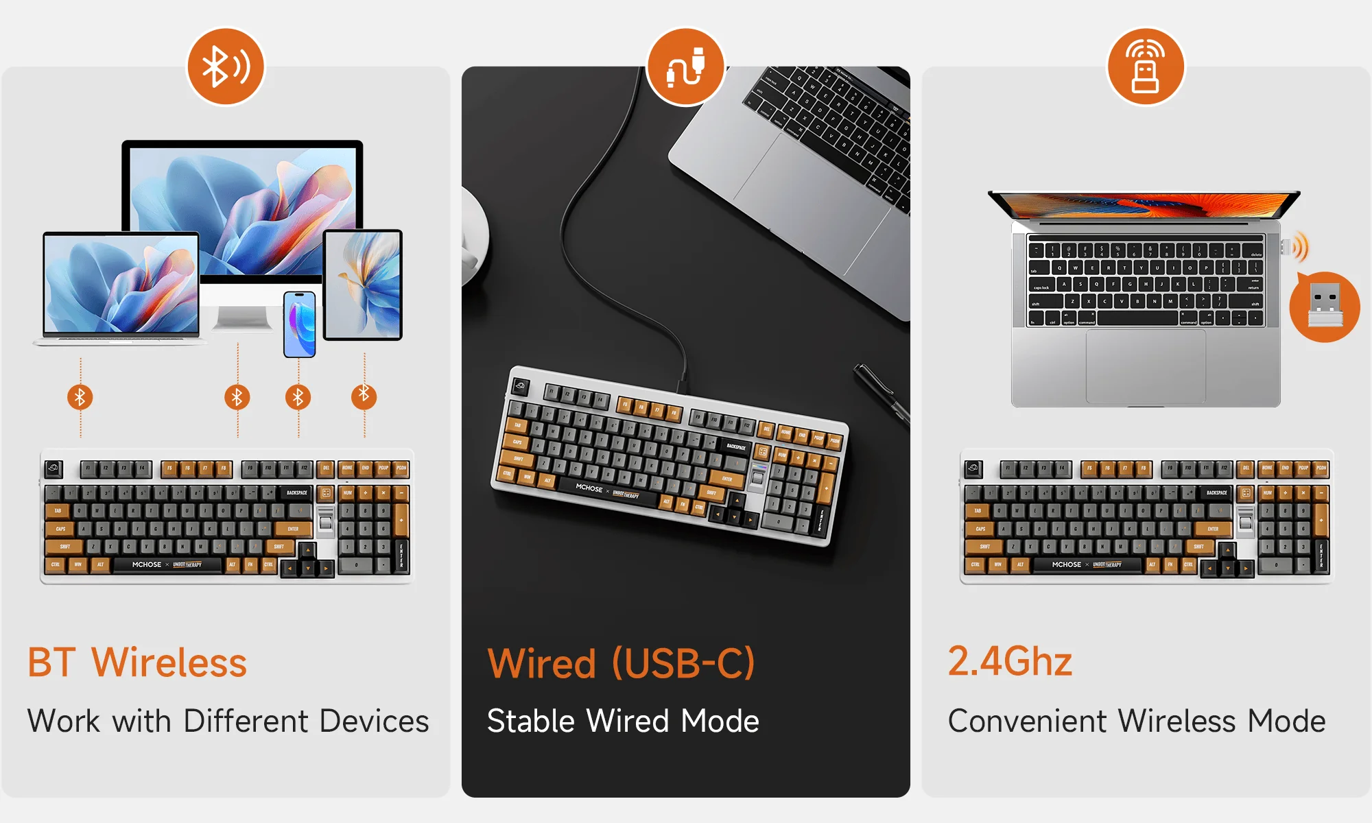 MCHOSE x Unbox Therapy - UT98 Mechanical Keyboard