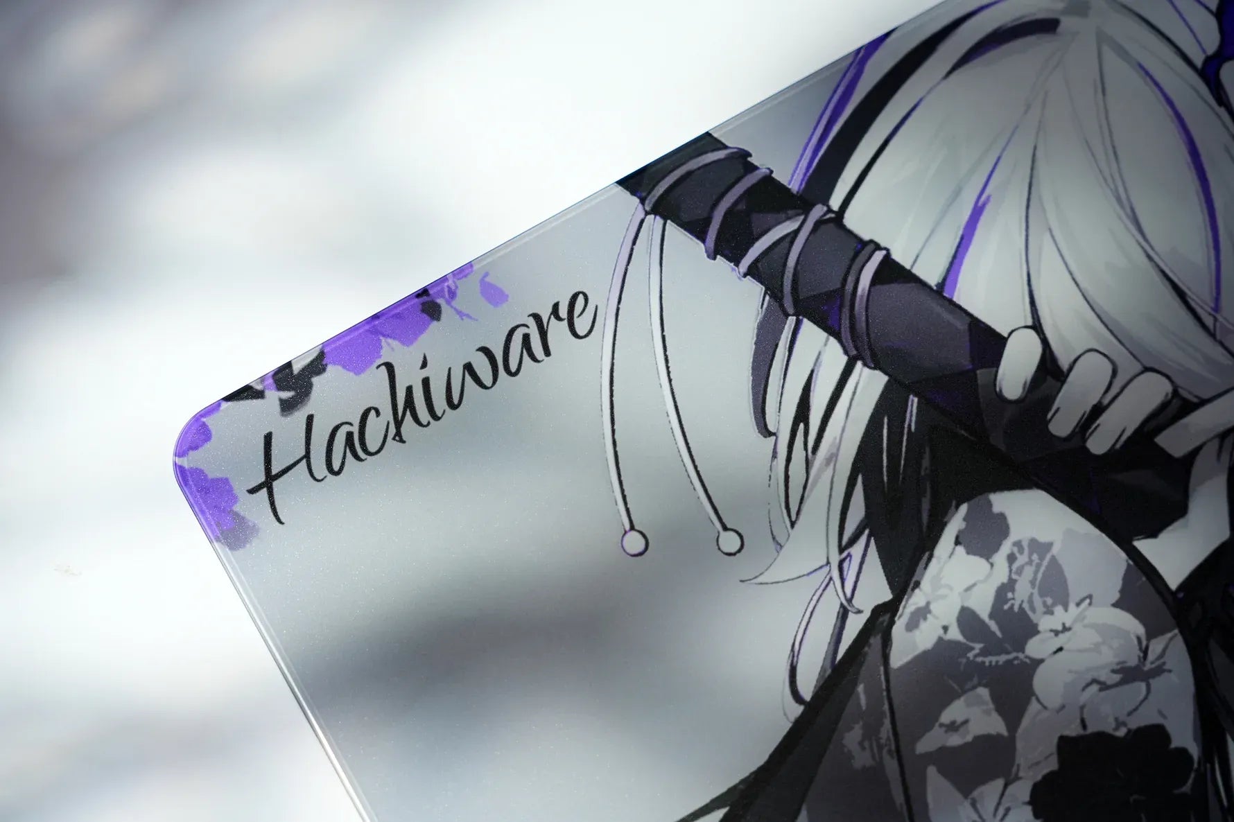 ARBITER STUDIO x HACHIWARE FlowerBlade V2 490x420x2mm Glass Mousepad
