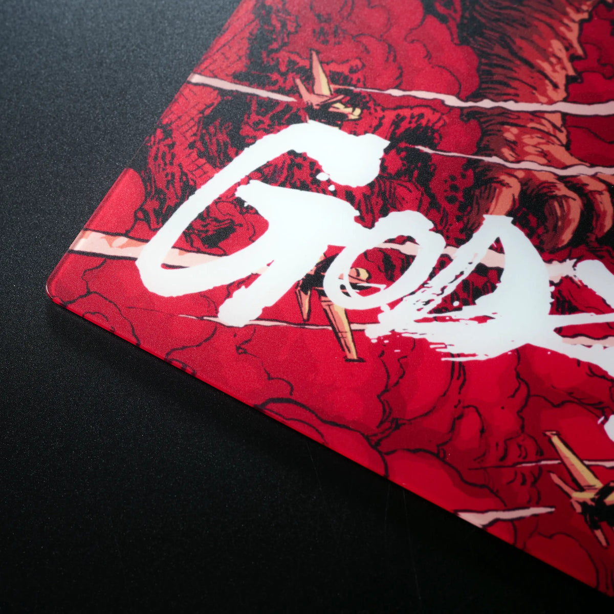 ARBITER STUDIO TENKO GODZILLA 2.0 Lunar Speed 500x400mm Glass Mousepad - KAIJU WAR