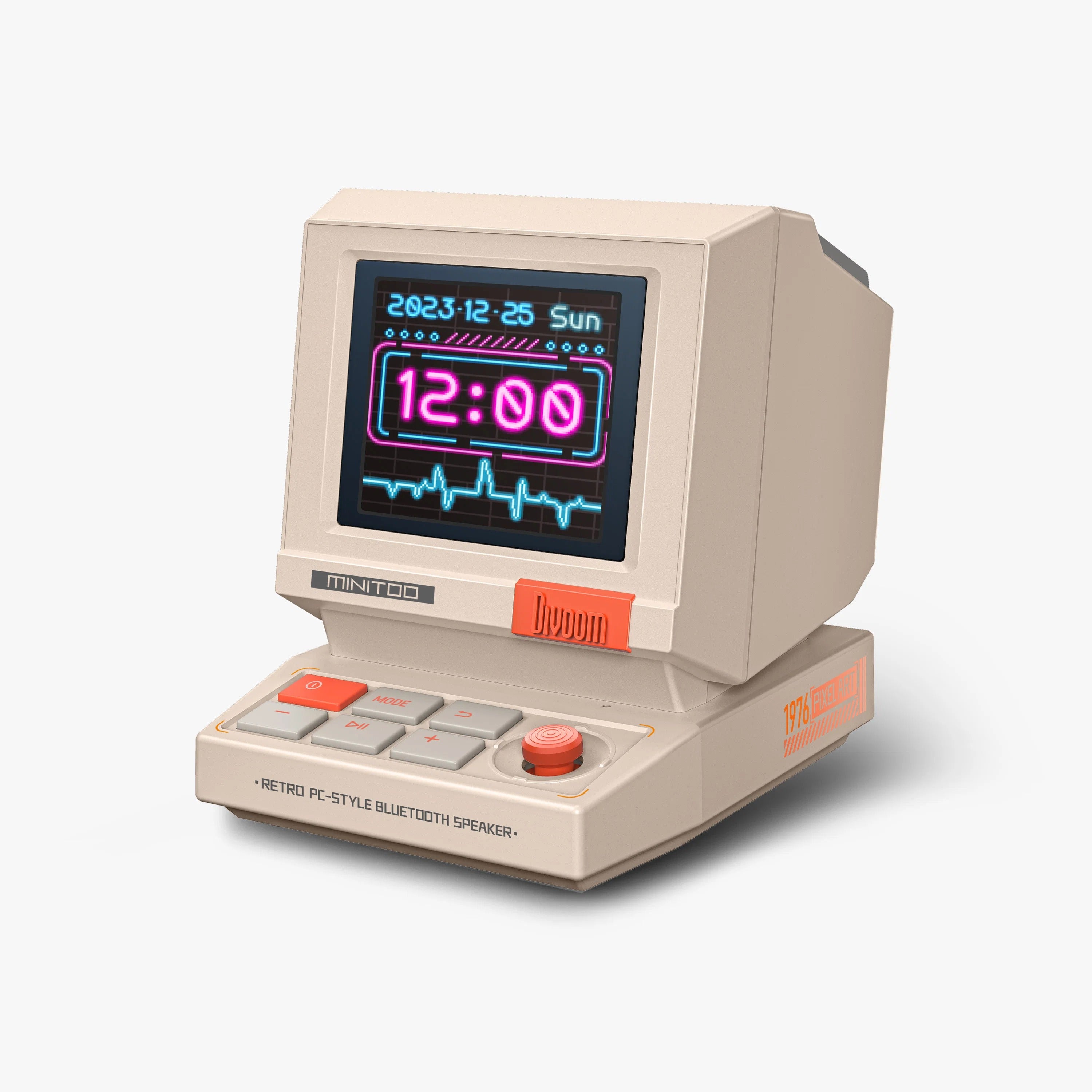 Divoom MiniToo Retro Pixel DIY LED Display Bluetooth Speaker