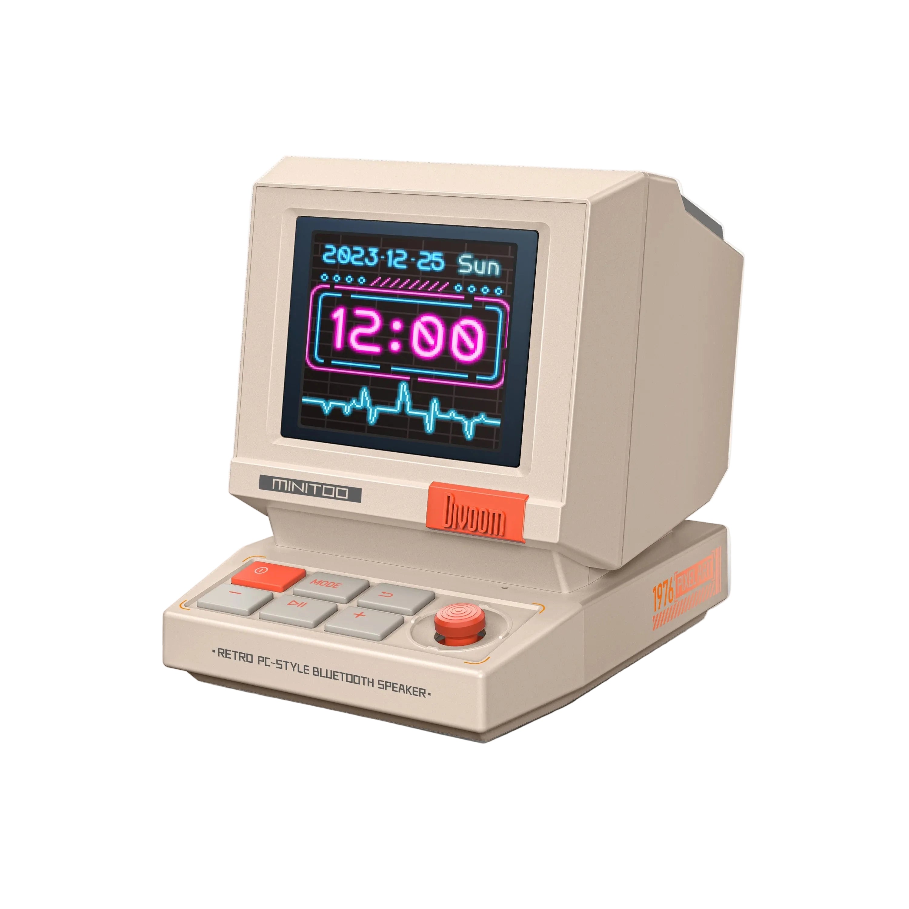 Divoom MiniToo Retro Pixel DIY LED Display Bluetooth Speaker